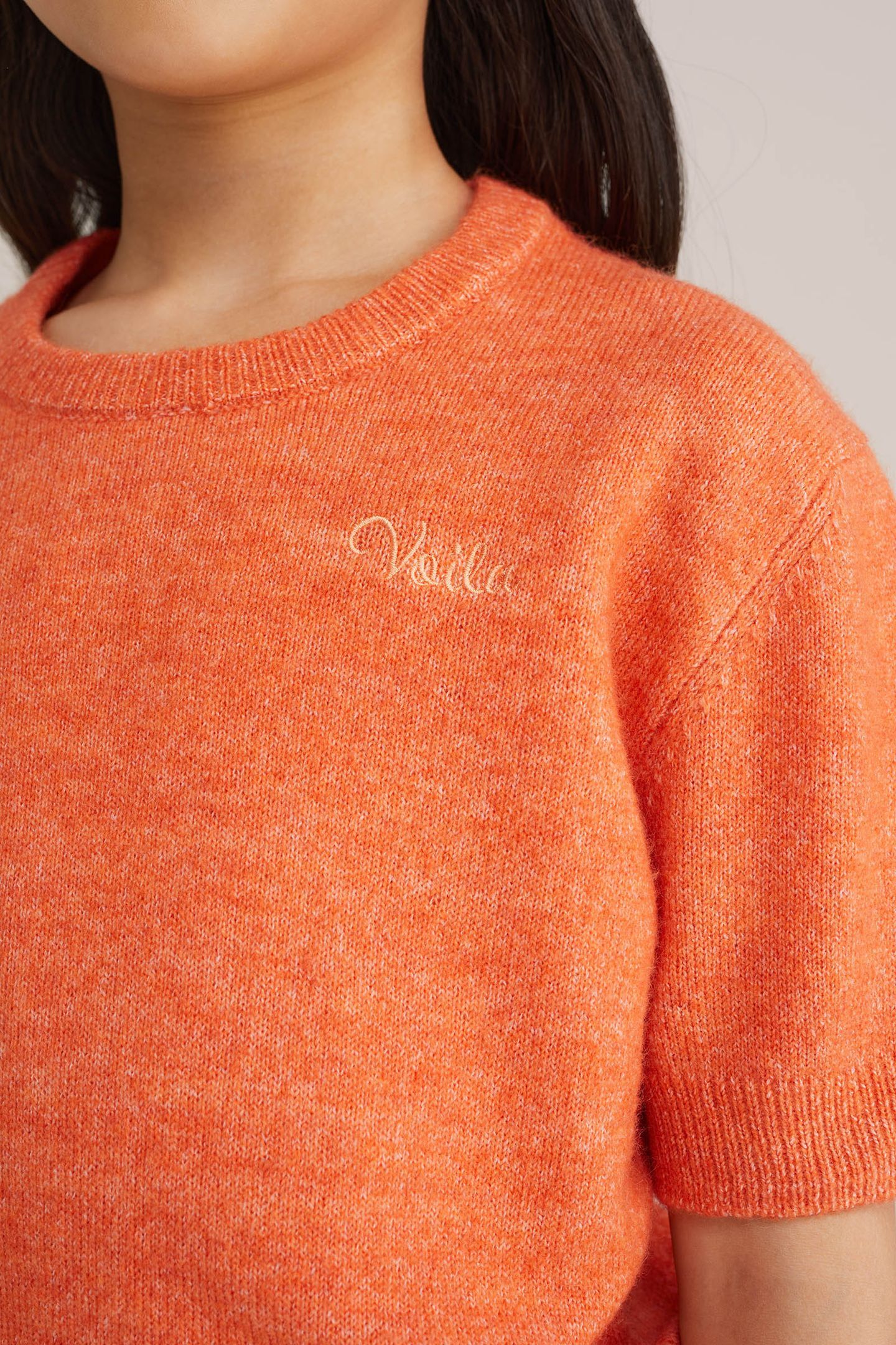 KNITTED PULLOVER ORANGE 6