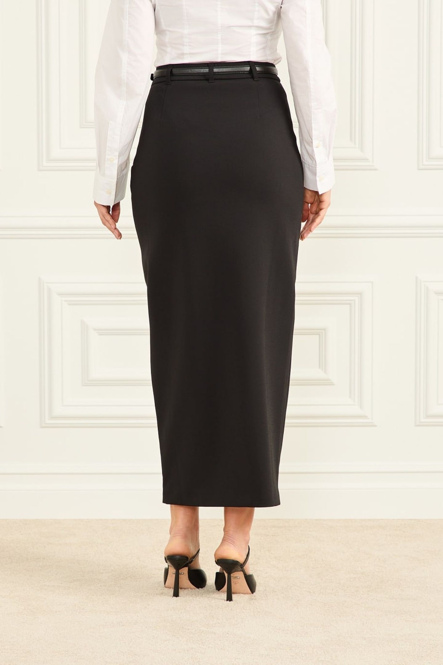 WELL SUITED MAXI SKI JET BLACK A996 5