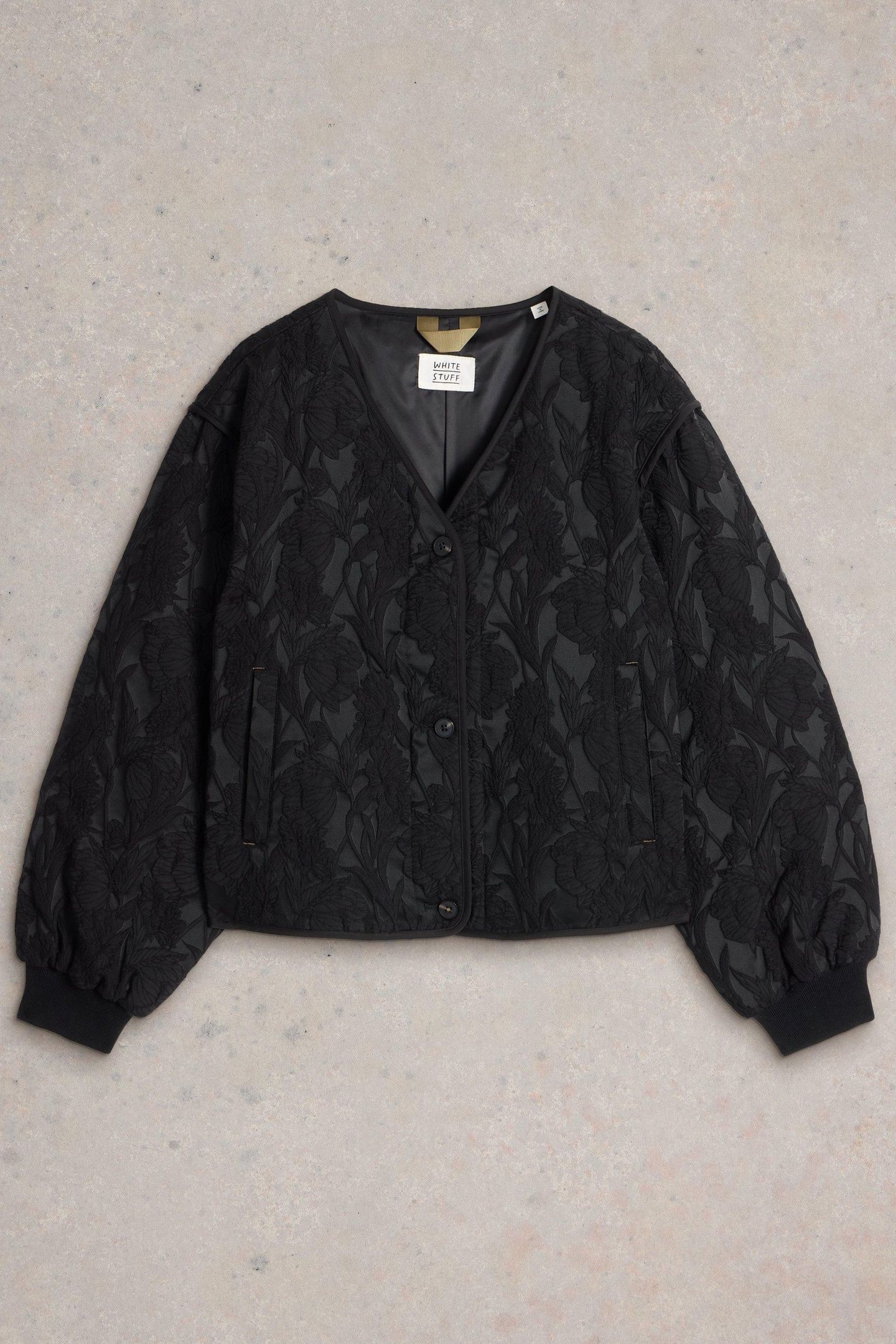 BELLA JACQUARD JACKET PURE BLACK 4