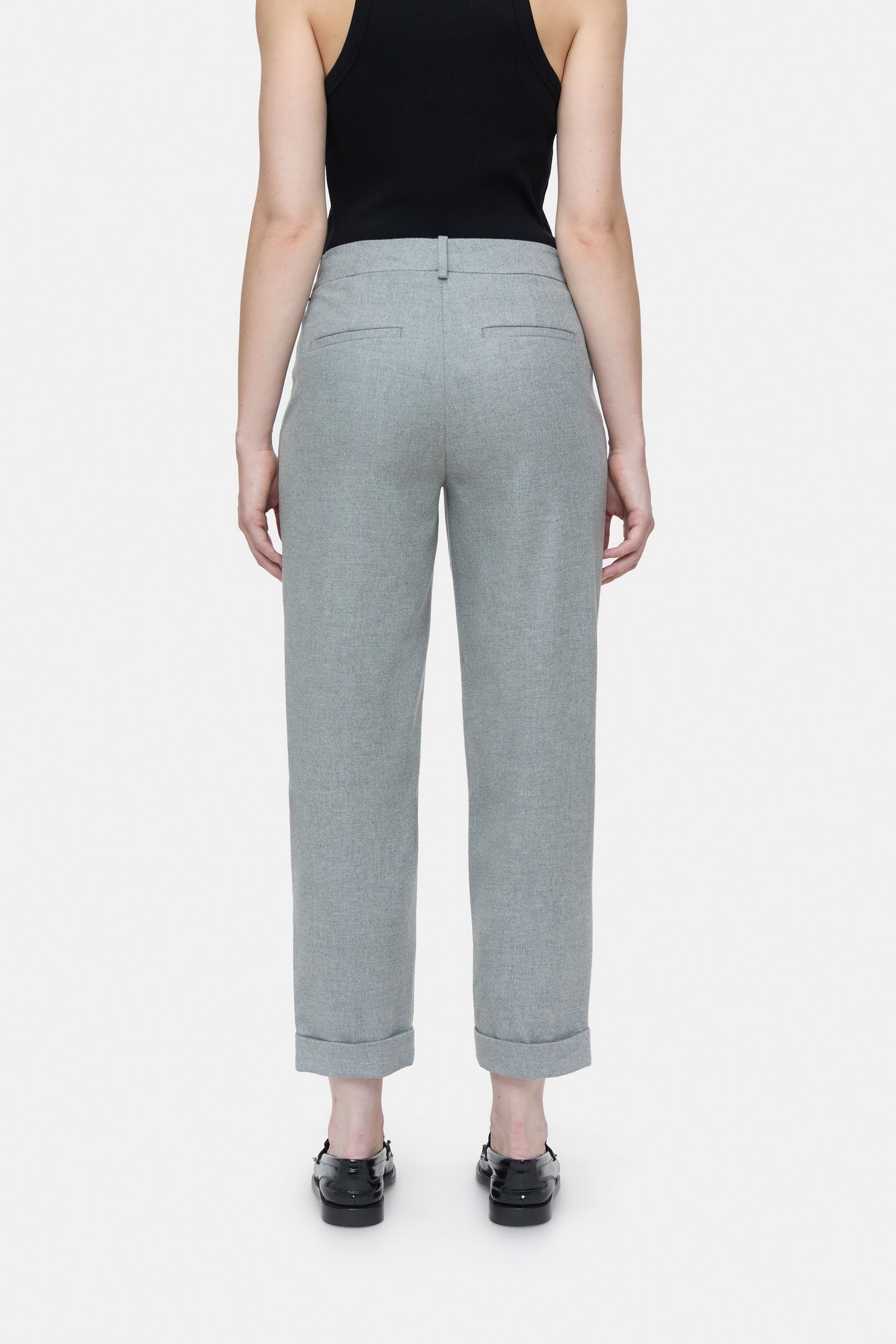 AUCKLEY PANTS LIGHT GREY MELANGE 2
