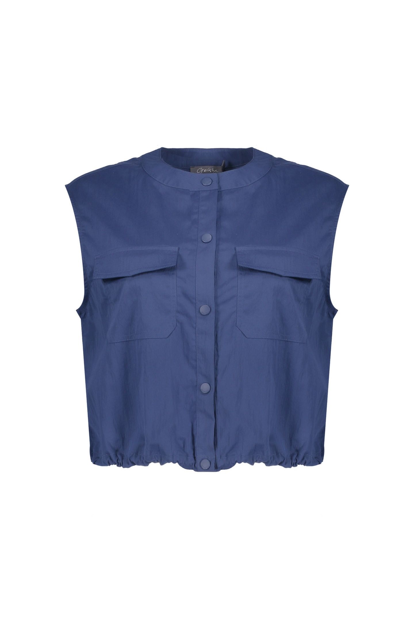 GILET DRAWSTRING INK BLUE 1