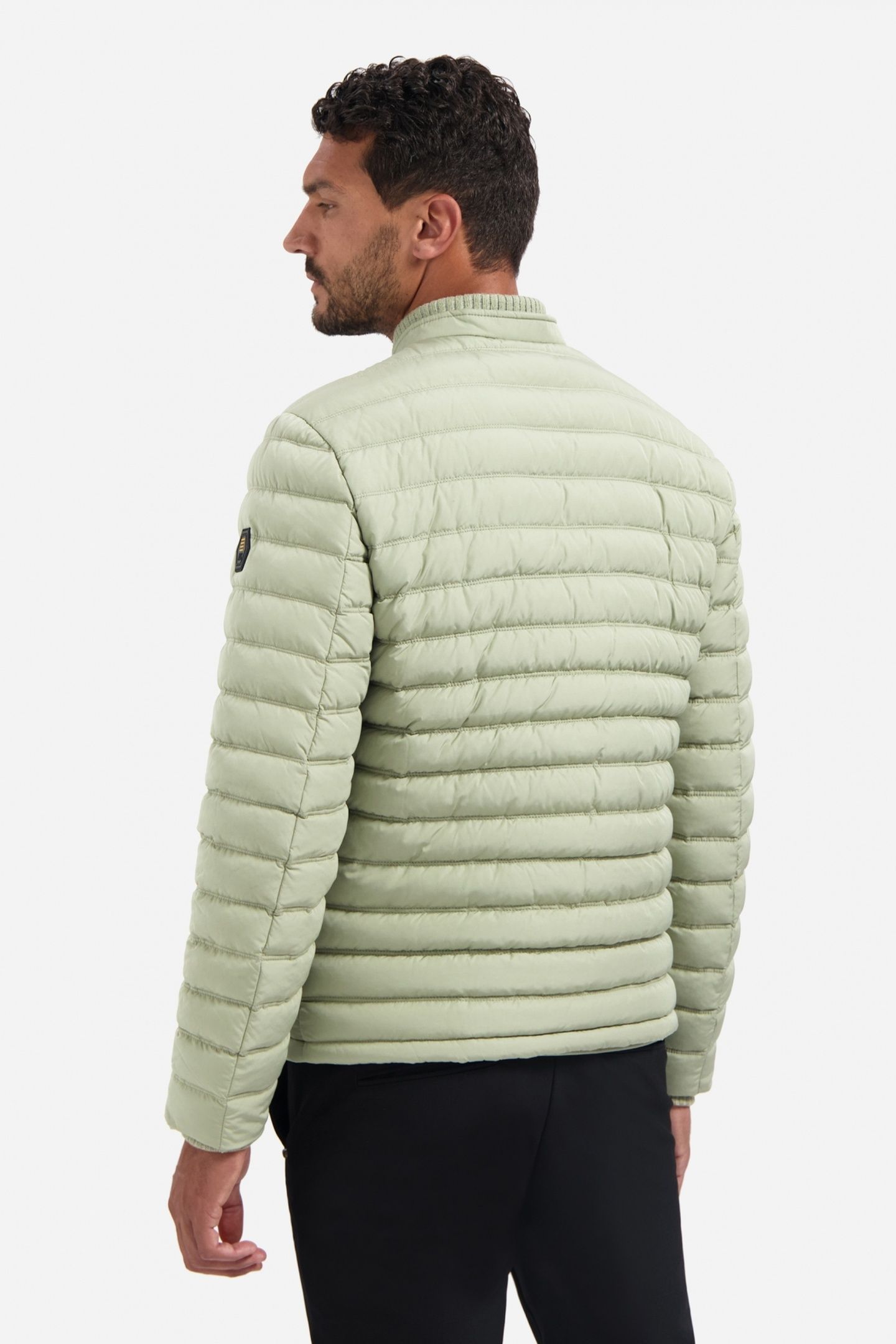 JACKET SHORT FIT PADDED LIGHT MOSS 4