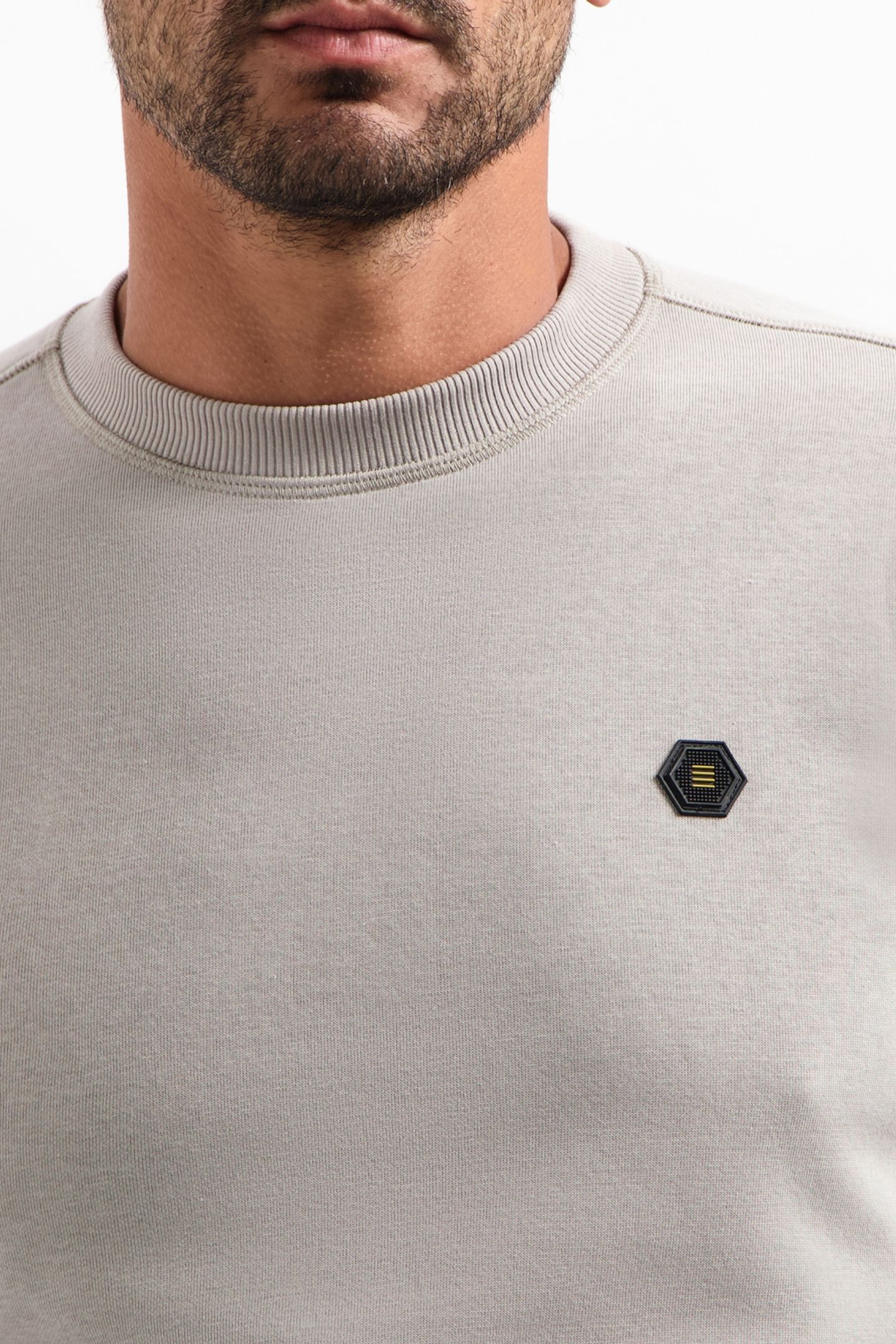 SWEATER CREWNECK BRUSHED INSIDE CLAY 6