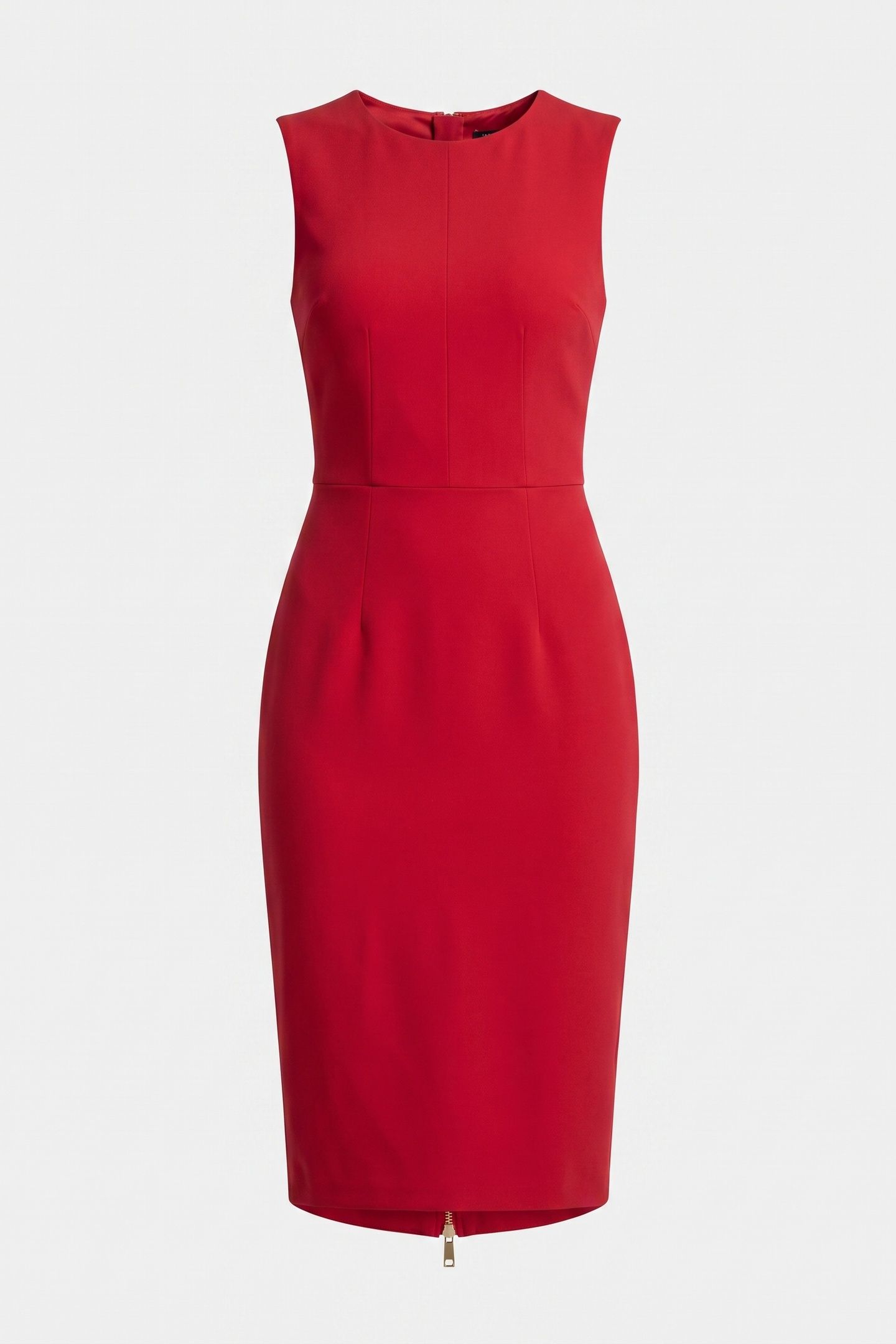 GWEN SL ZIP MIDI DRESS SAMBA RED VIBES 4