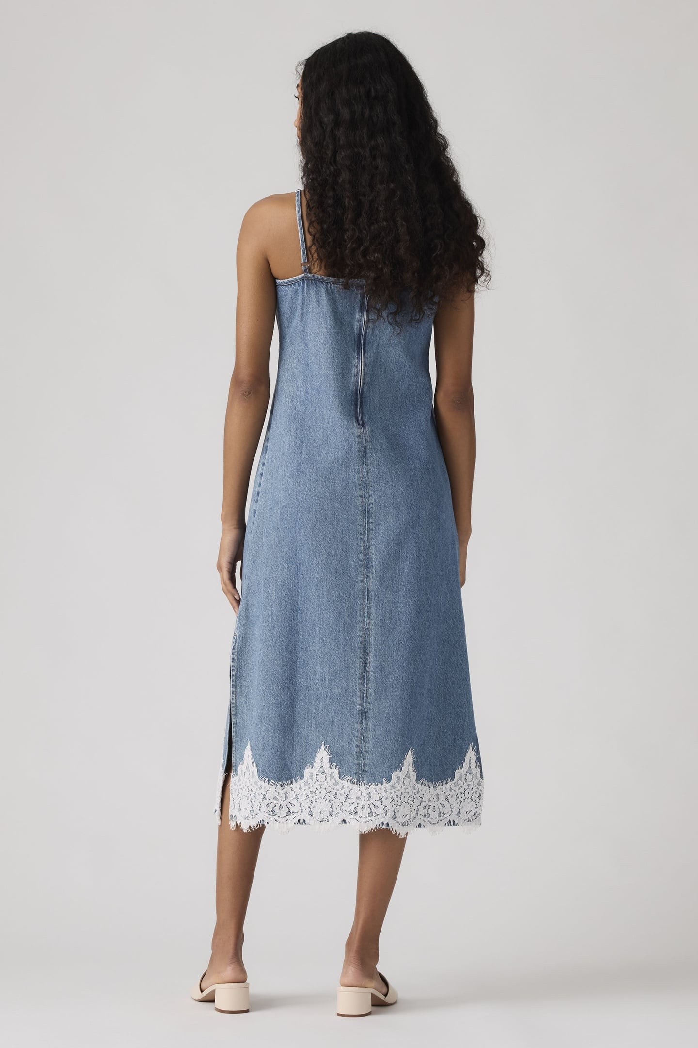 90'S DENIM SLIP DRESS 3