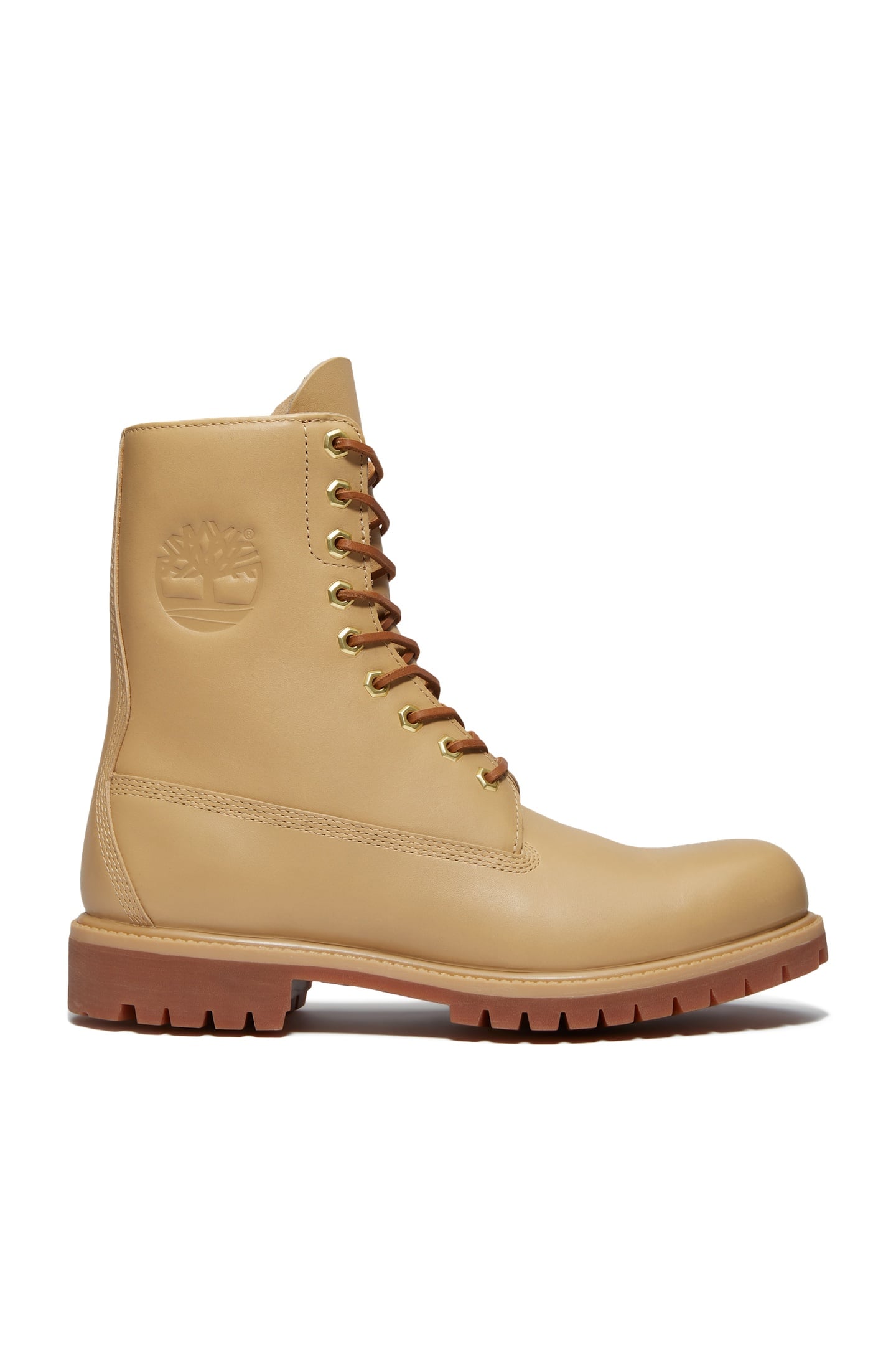 HERITAGE 8 INCH LACE UP WATERPROOF BOOT MEDIUM BEIGE FULL GR 1