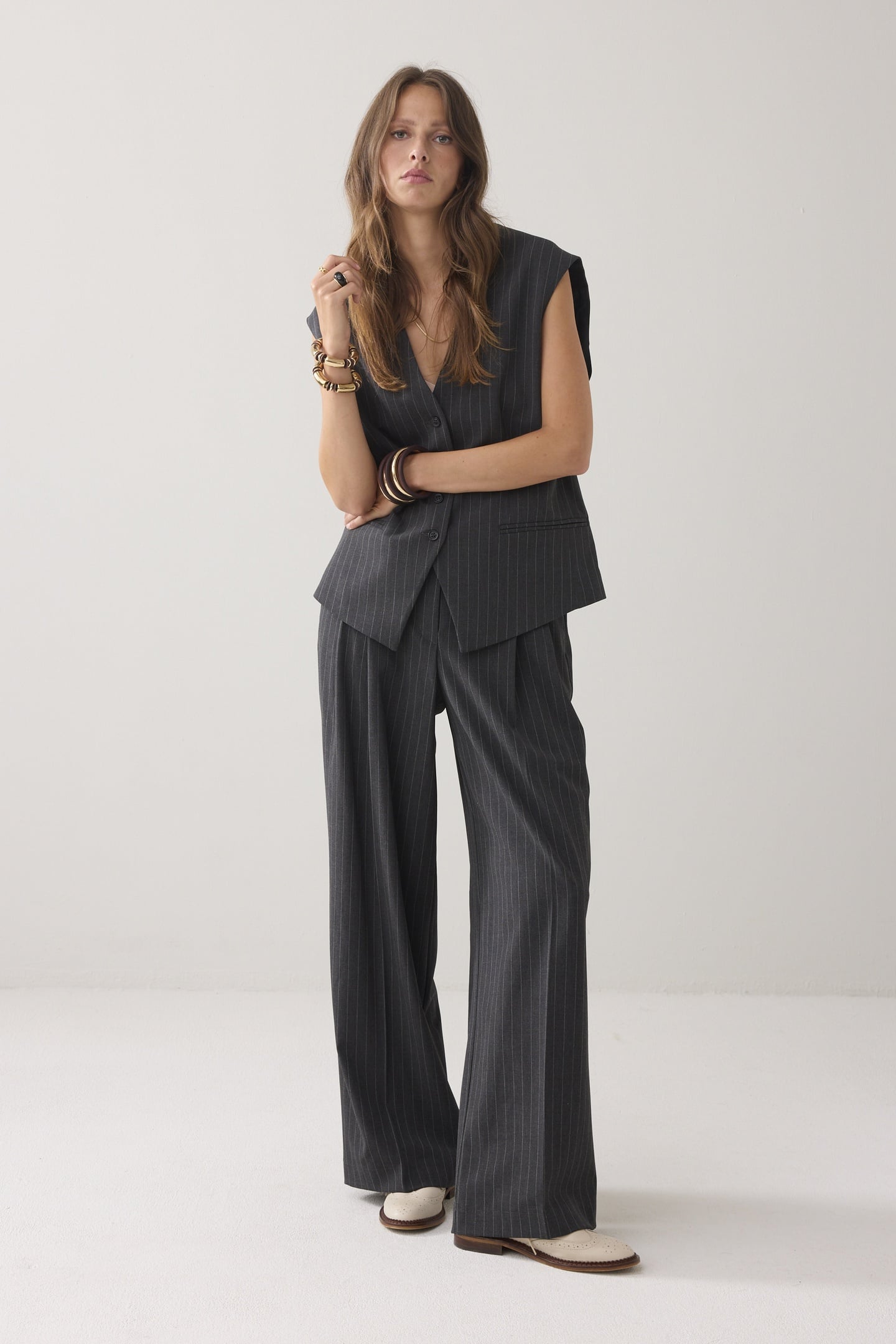 GILET PINSTRIPE ANTHRACITE 6