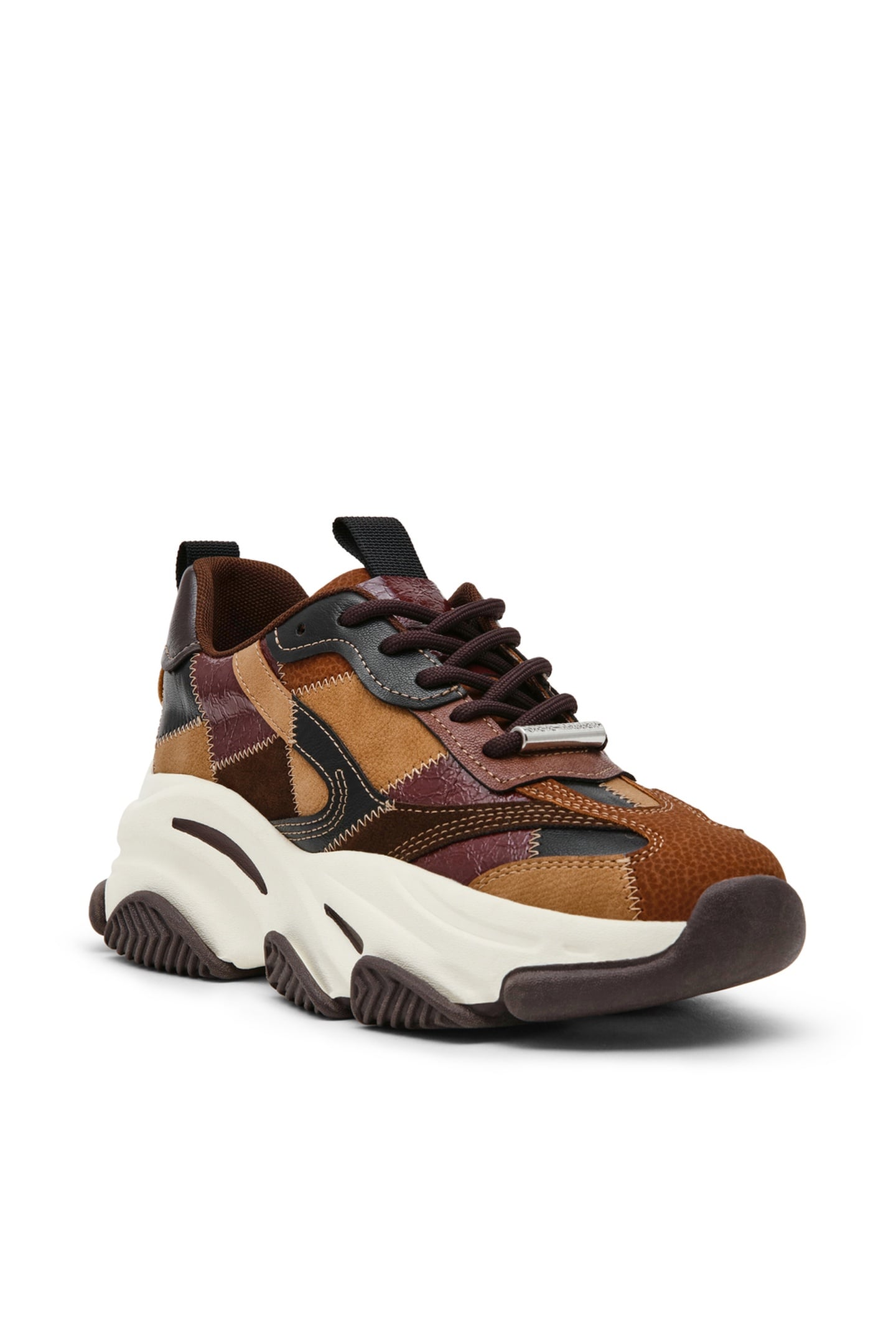 PUZZLEZ SNEAKERS BROWN MULTI 3