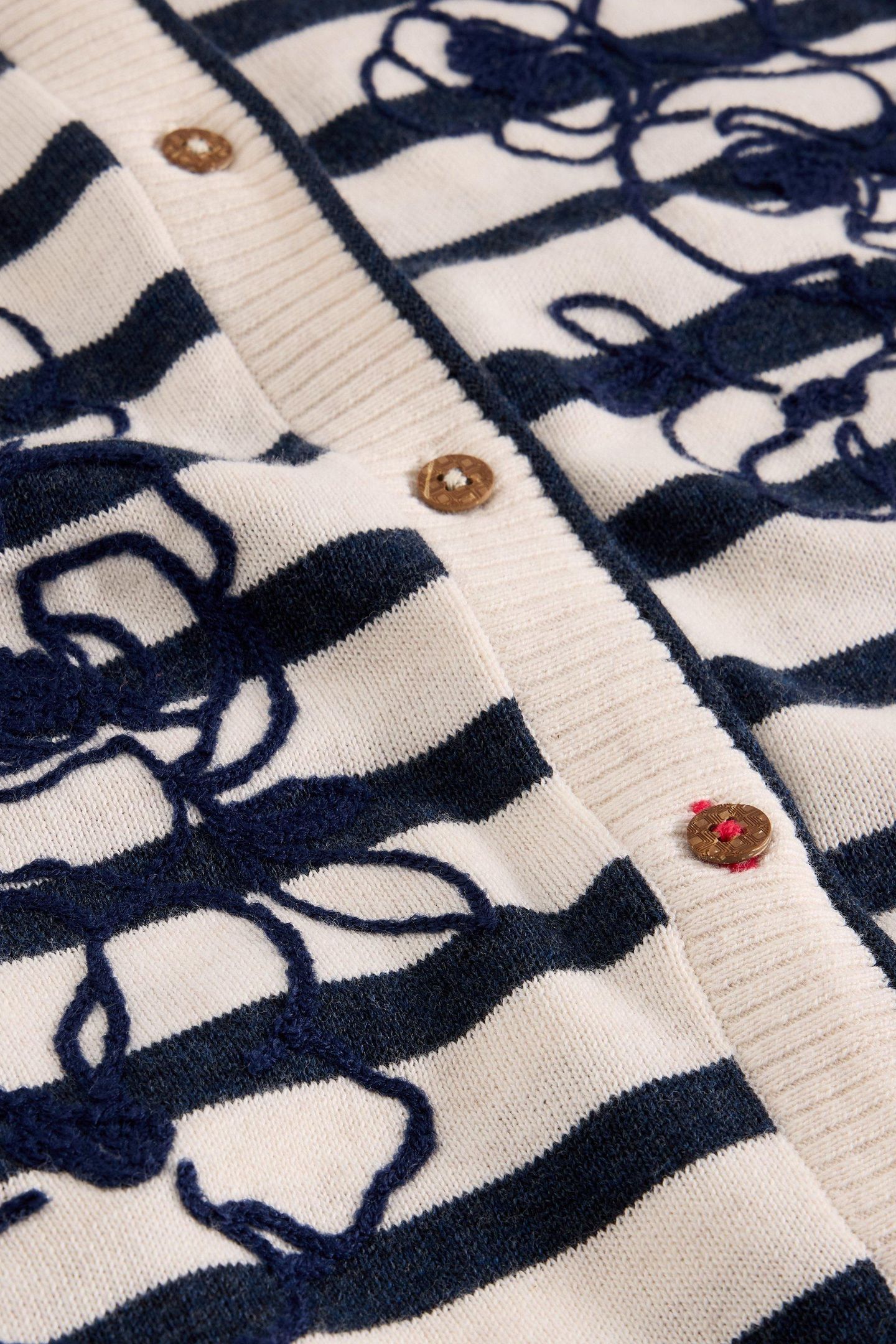LULU EMBROIDERED CARDI WHITE MULTI 7