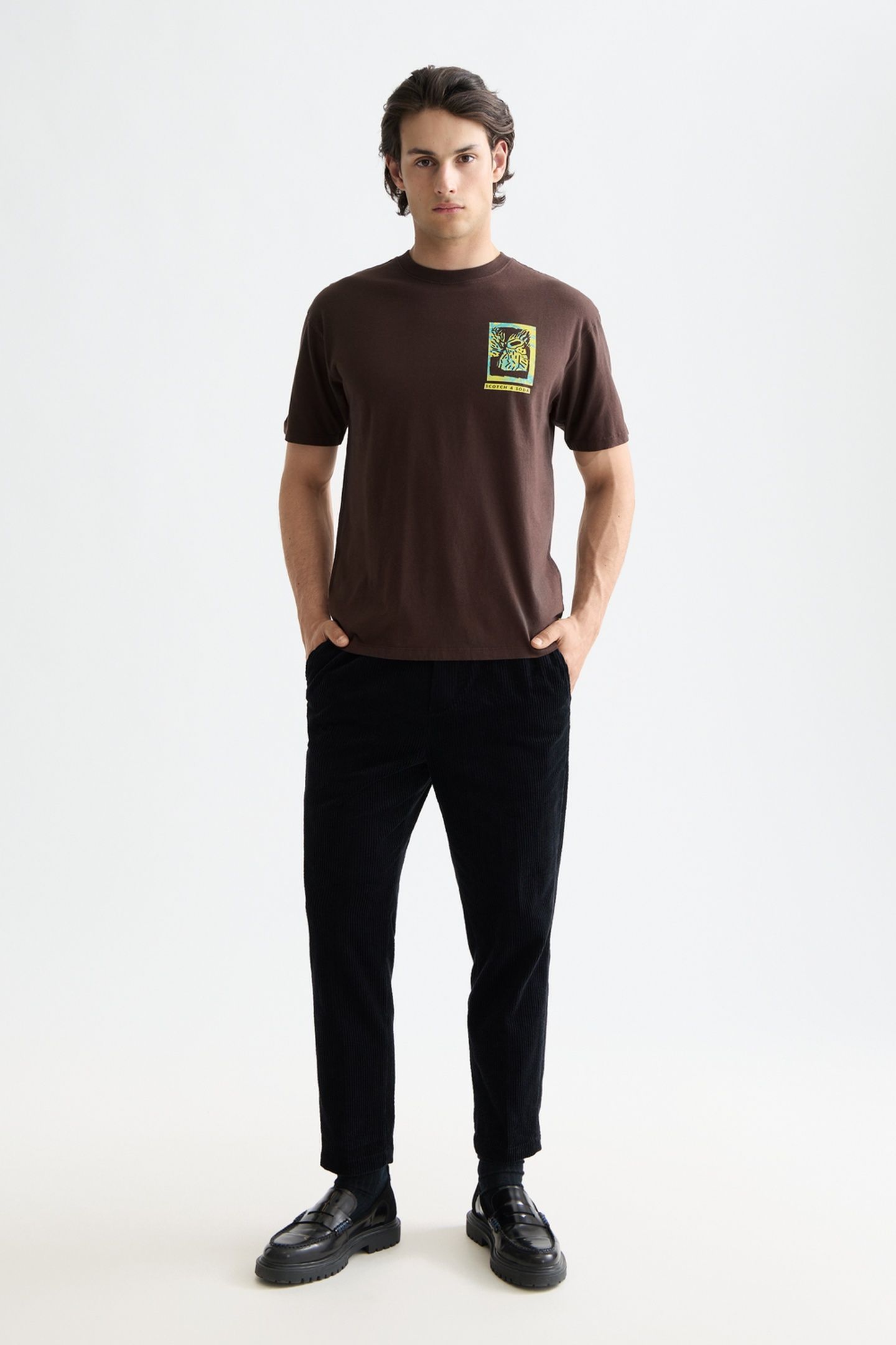 RELAXED FIT FRONT + BACK AW T-SHIRT DEMITASSE 2