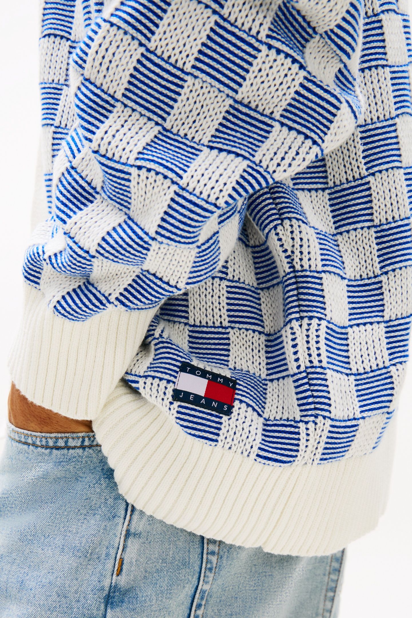 RELAXED TEXTURE CARDIGAN FIZZY BLUE 5