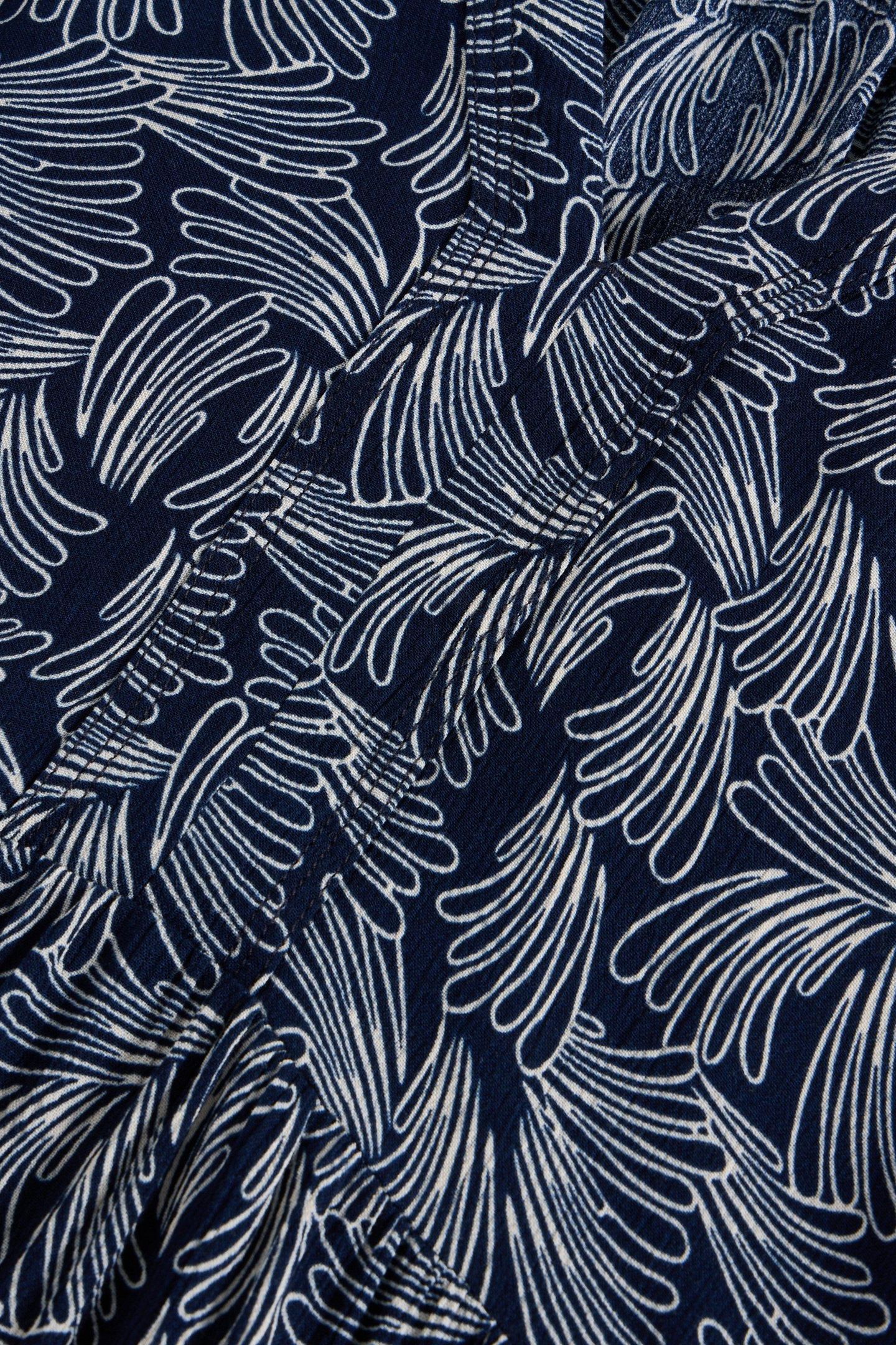 SOPHIA CRINKLE DRESS NAVY PRINT 7