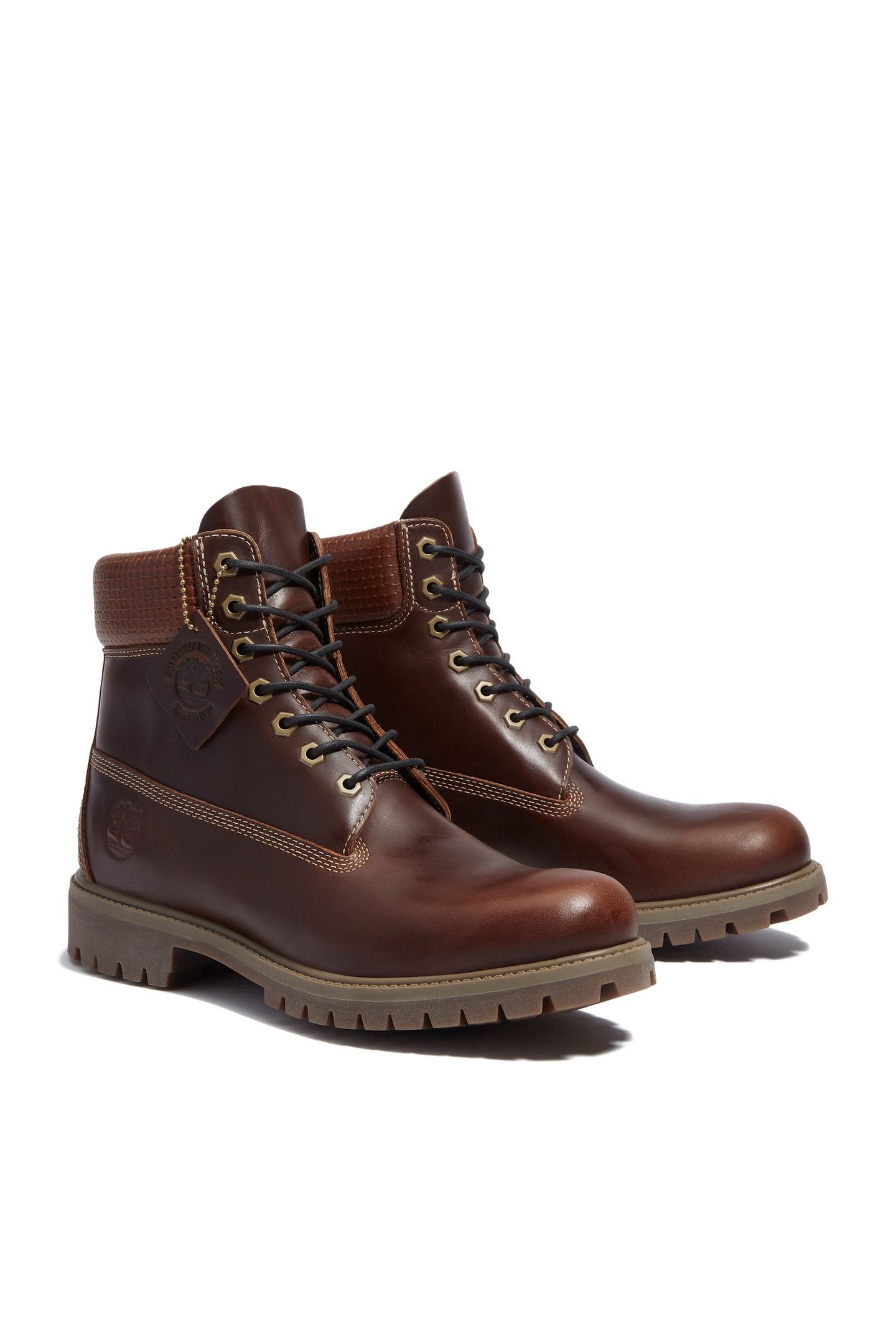 PREMIUM 6 INCH LACE UP WATERPROOF BOOT BROWN FULL GRAIN 4