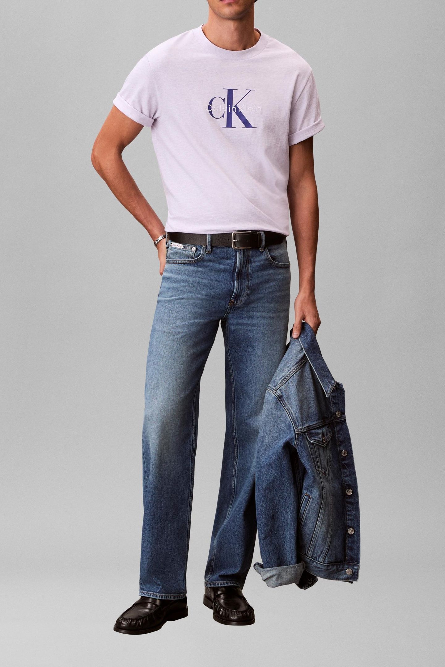 HERO MONOLOGO T-SHIRT ISLAND LILAC HEATHER B1047 3