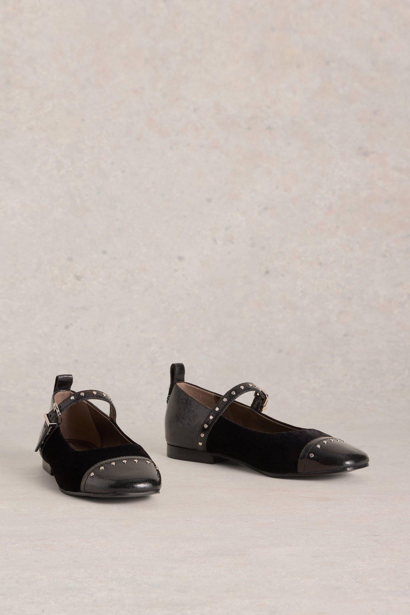 LORAL STUD MARY JANE PURE BLACK 5