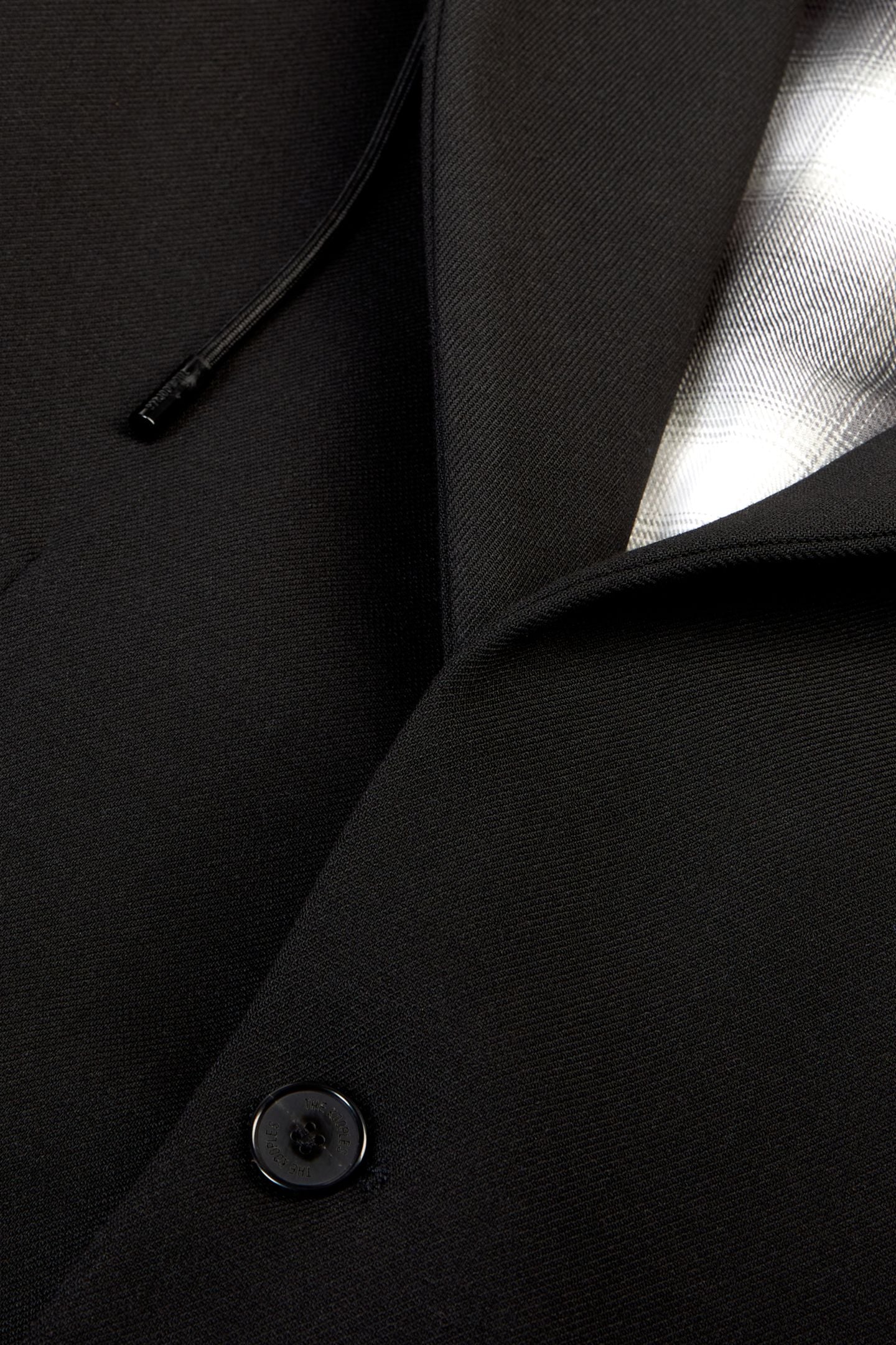 SUIT JACKET WITH HOOD BLACK 6