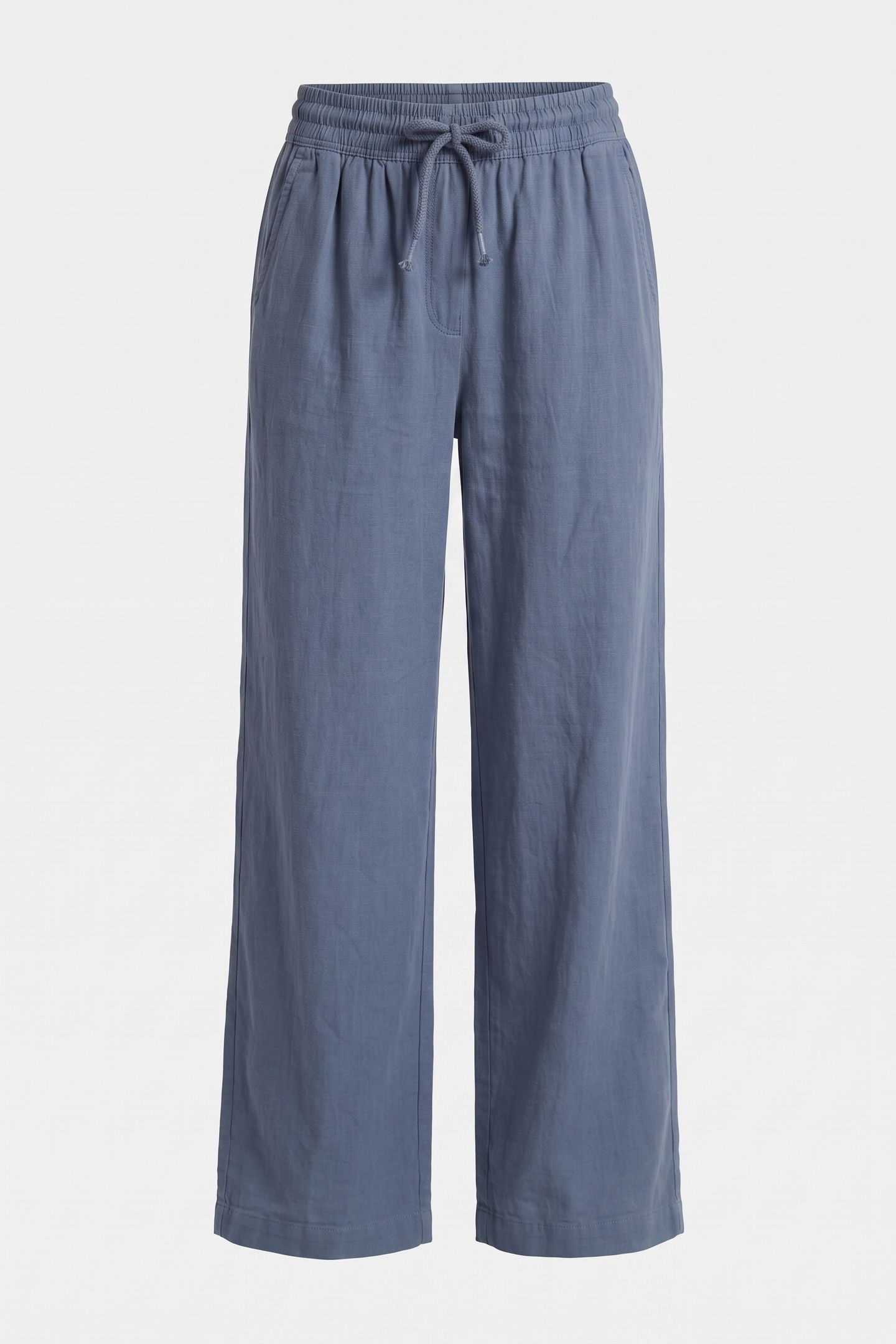 ELLA LINEN BLEND TROUSER MID BLUE 3