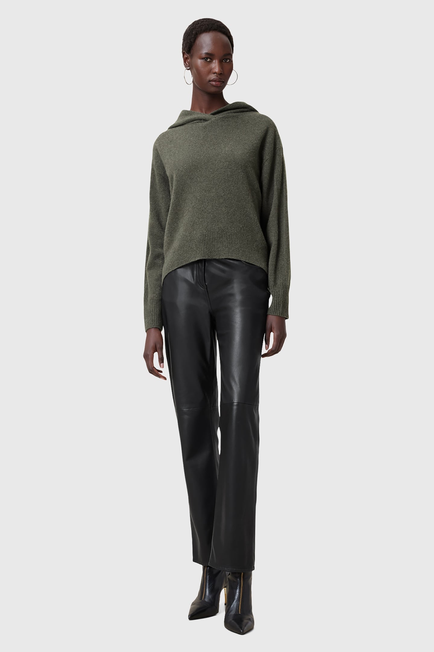 IRINA HOODY KHAKI GREEN 1