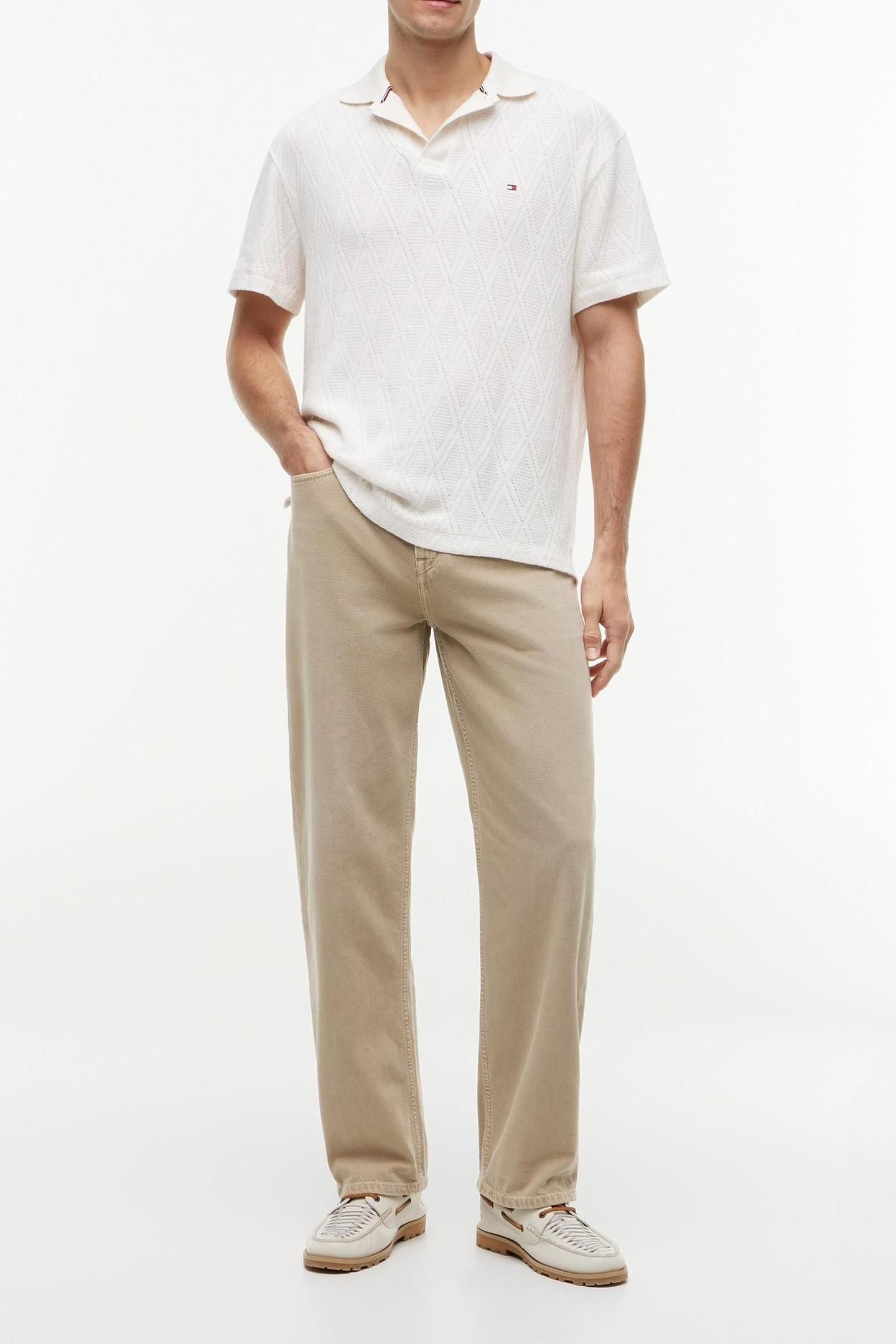 JACQUARD CLASSIC FIT IVORY PETAL 3