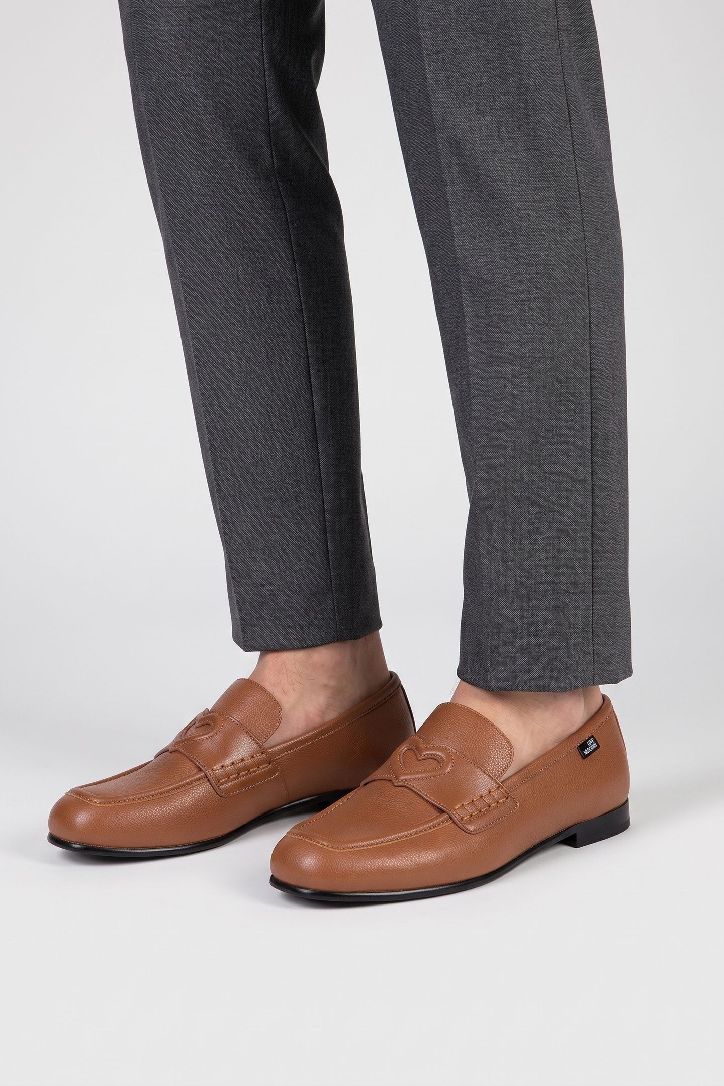 GOATSKIN LOAFER BROWN 3