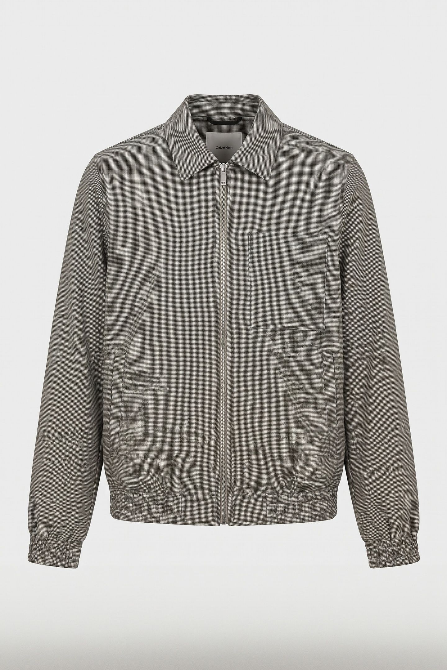 LS WOOL HOUNDSTOOTH JACKET BRILLIANT WHITE 3