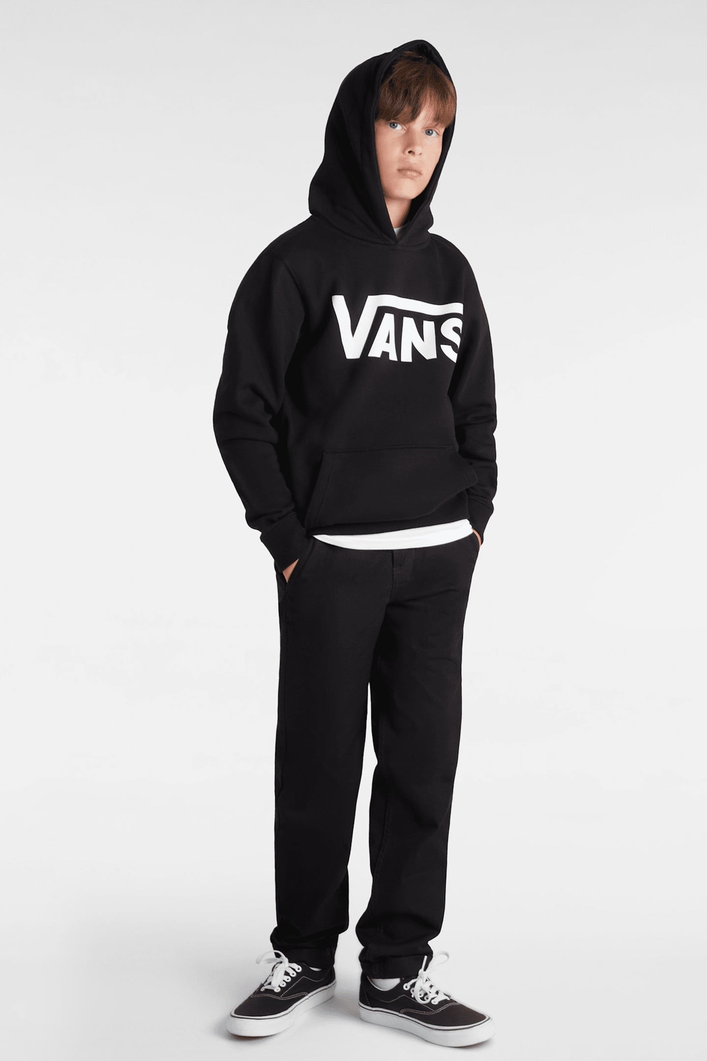 BOYS VANS CLASSIC II PO BLACK 1