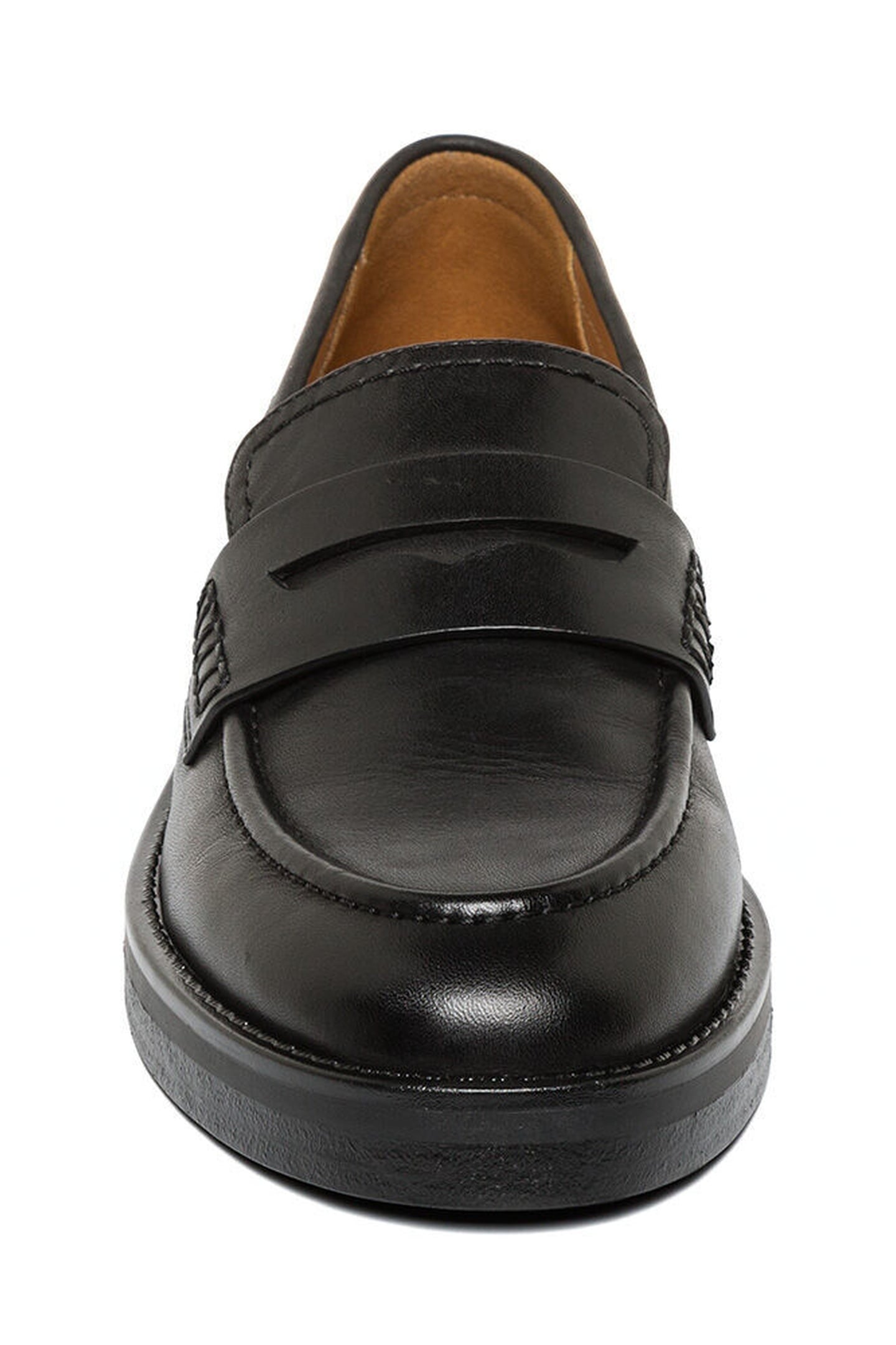 JEANN FLAT SHOES BLACK LEATHER 3
