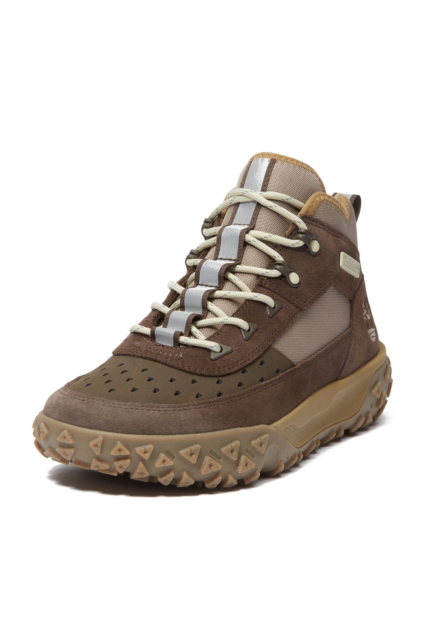 GREENSTRIDE MOTION 6 MID LACE UP SNEAKER DARK BROWN 8
