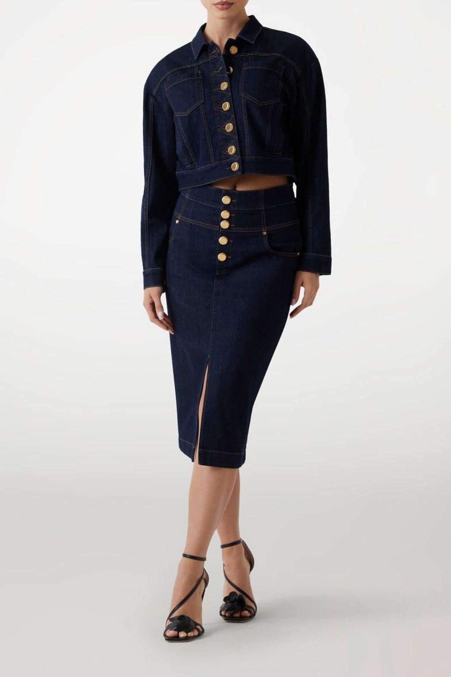 KYLIE PENCIL DENIM S RINSE 1