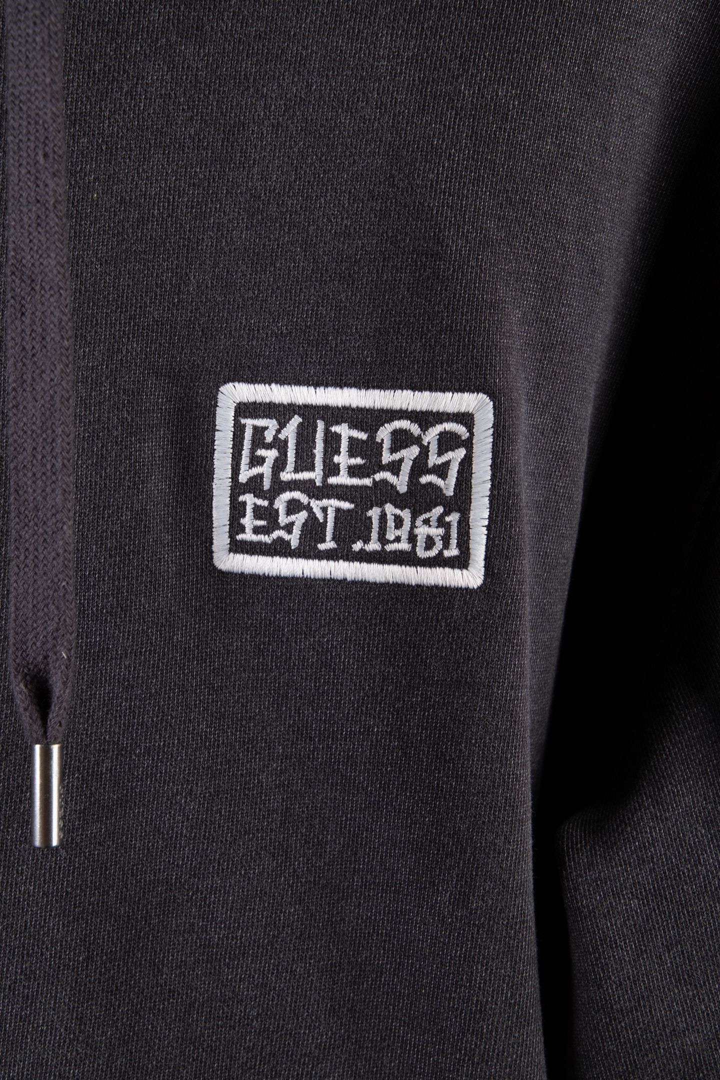 GUESS ECO HERON HOODIE SWEATSH JET BLACK A996 4
