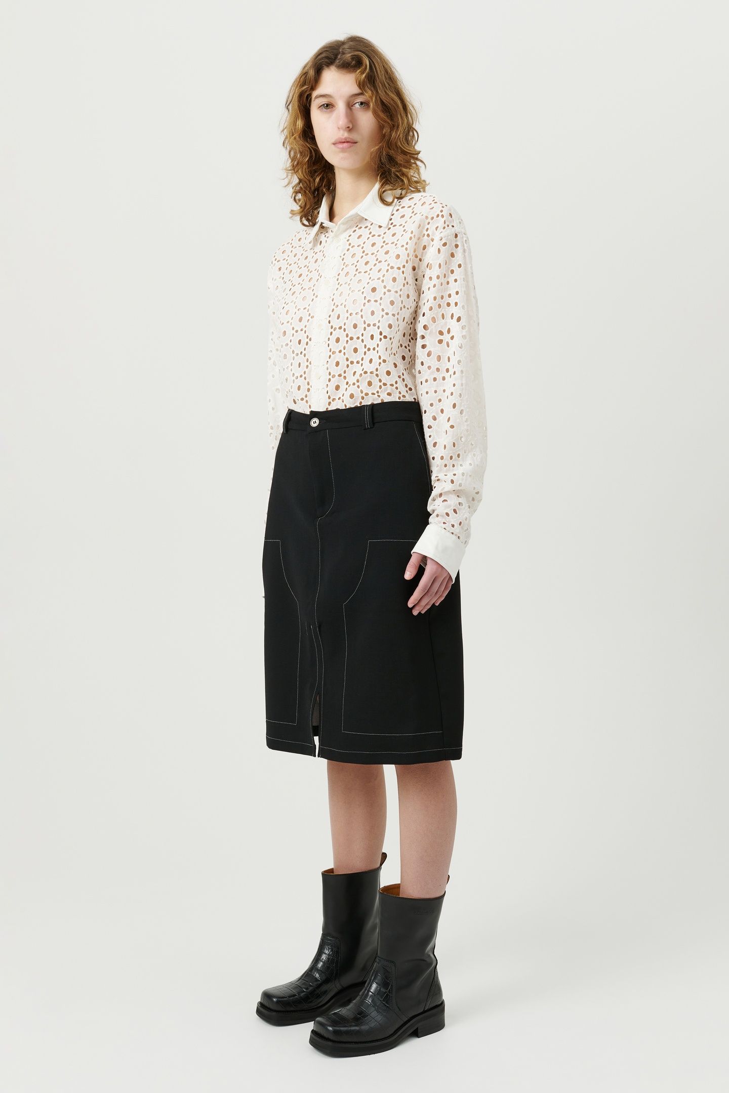 DEEN SKIRT BLACK 2