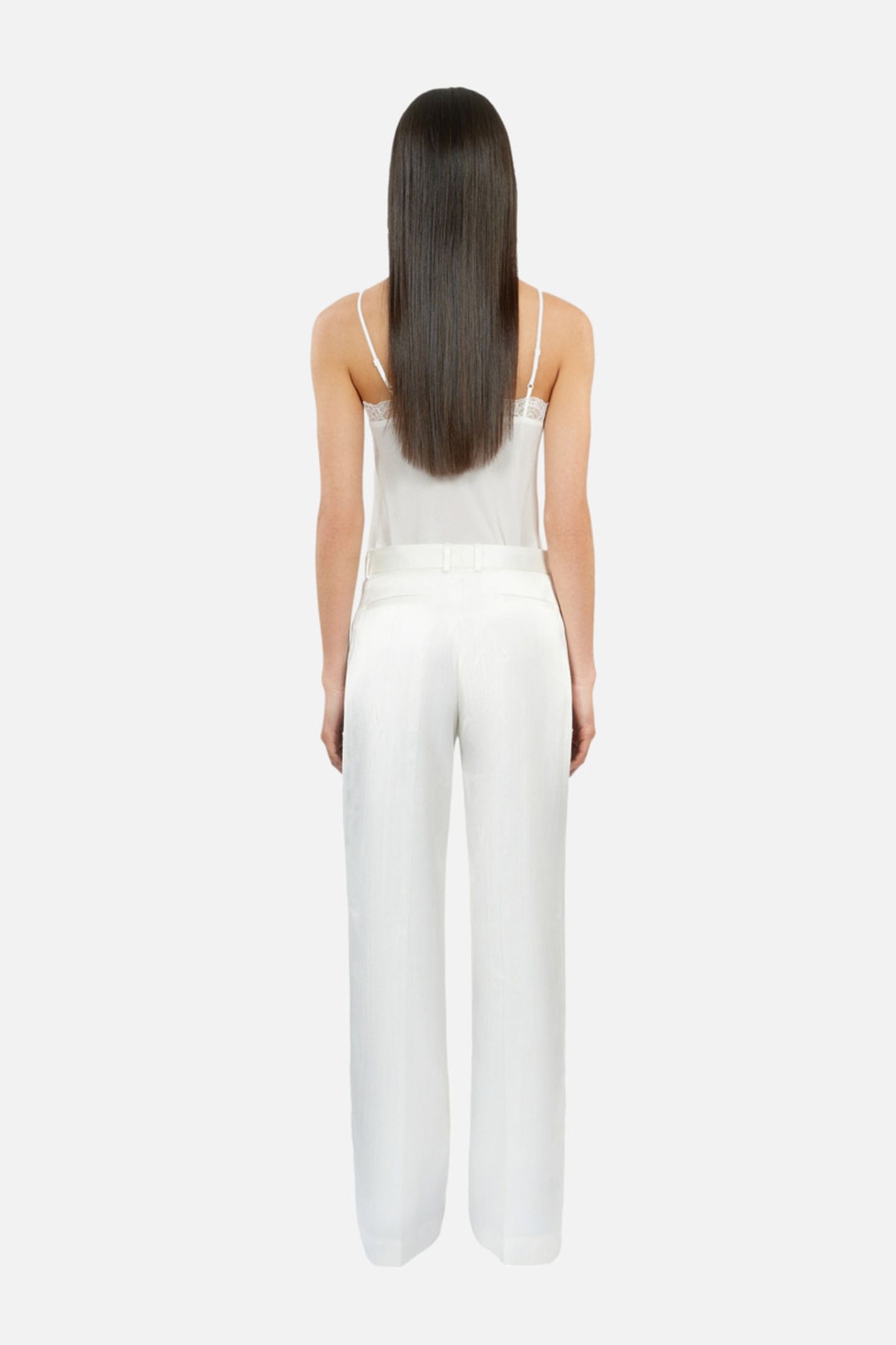 WIDE COSTUME TROUSERS WHITE 4