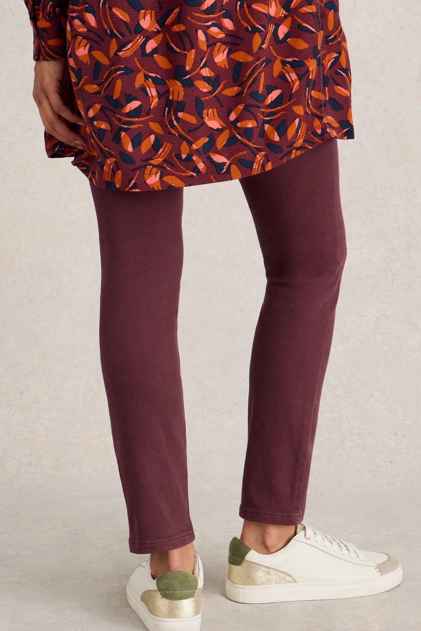 JANEY JEGGING DARK PLUM 3