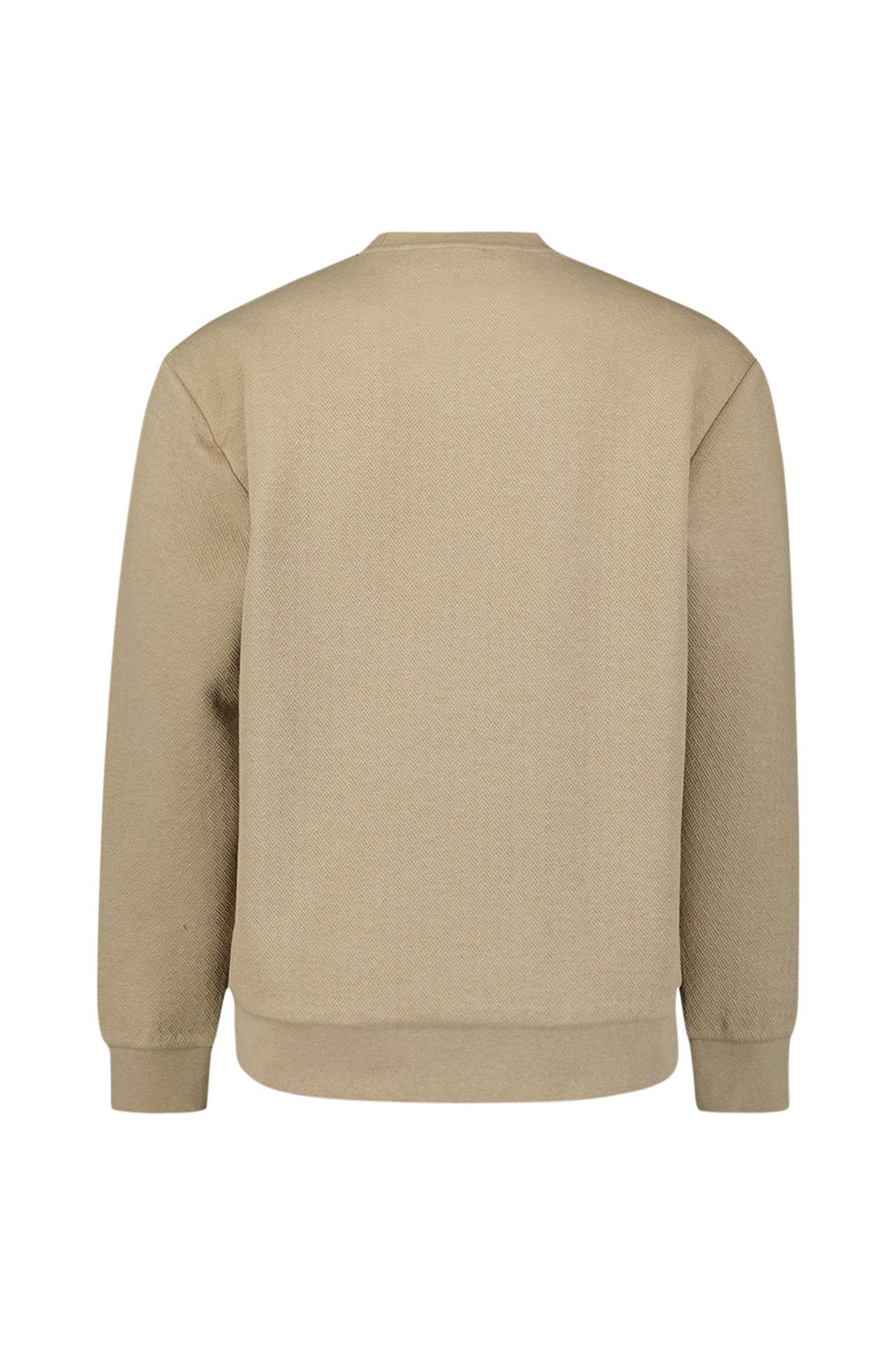 SWEATER CREWNECK RELIEF MELANGE SAND 7