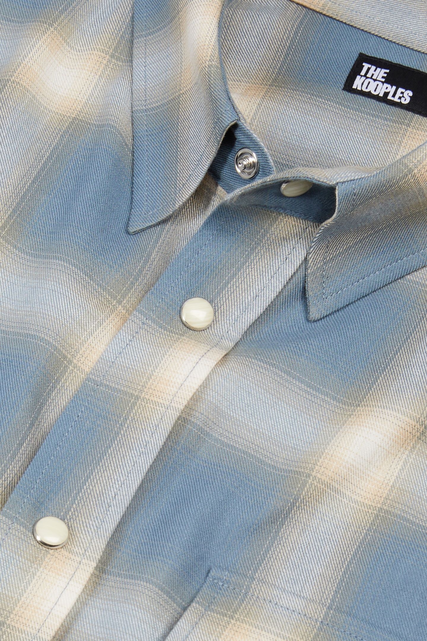 LONG-SLEEVED CHECKED SHIRT BLUE GREY 6