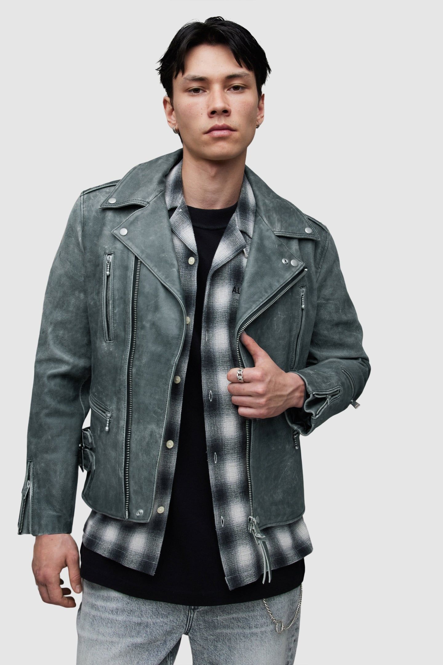 ARK BIKER WASHED BLACK 1