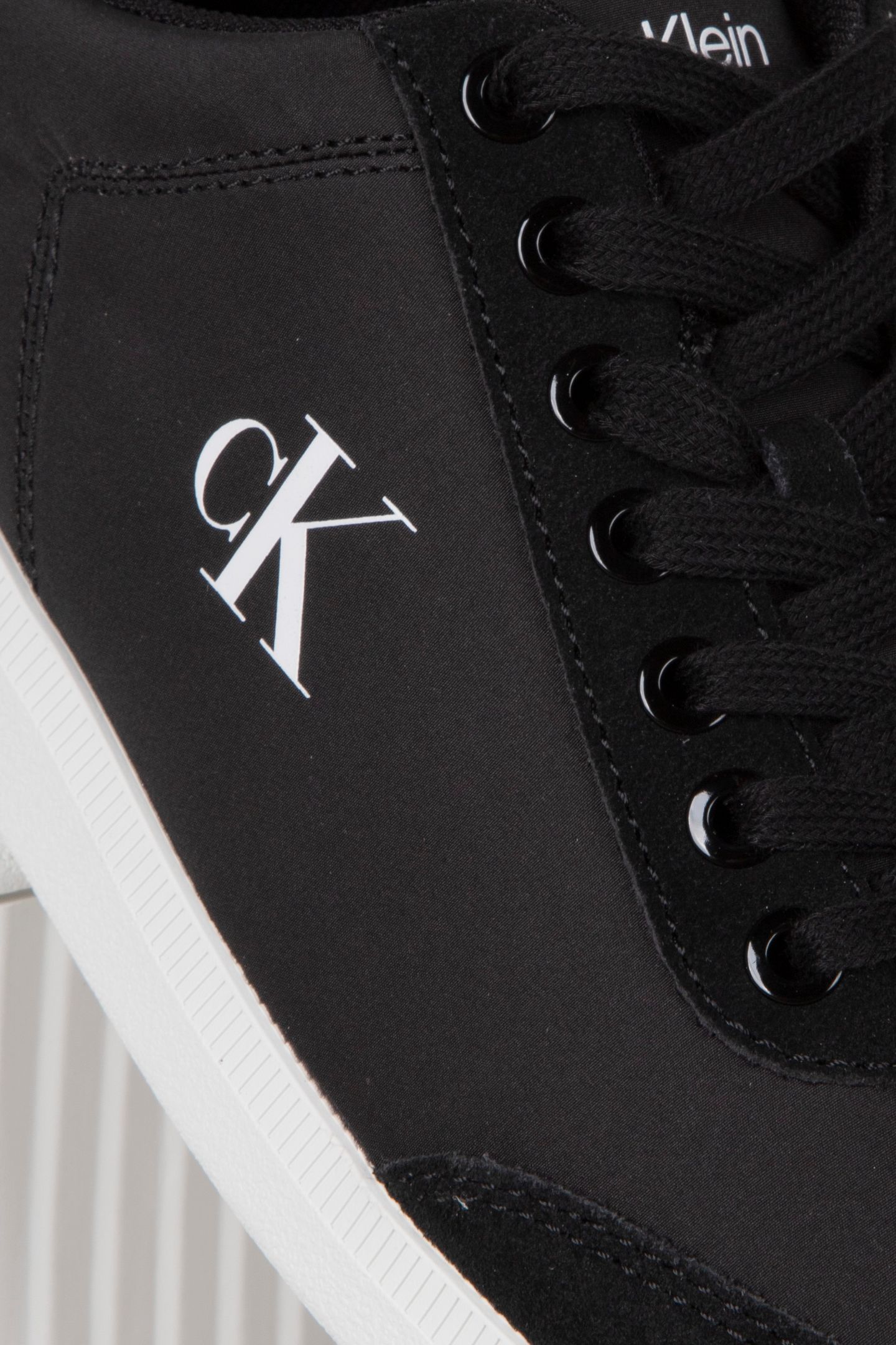 LOW CUPSOLE LACEUP SHOES BLACK 3