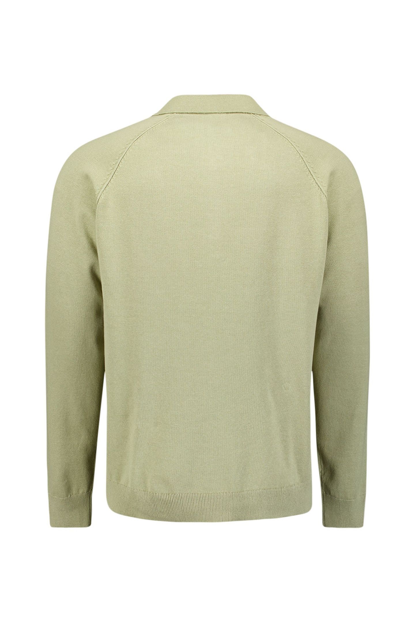 PULLOVER POLO HALF ZIP SOLID LIGHT MOSS 5