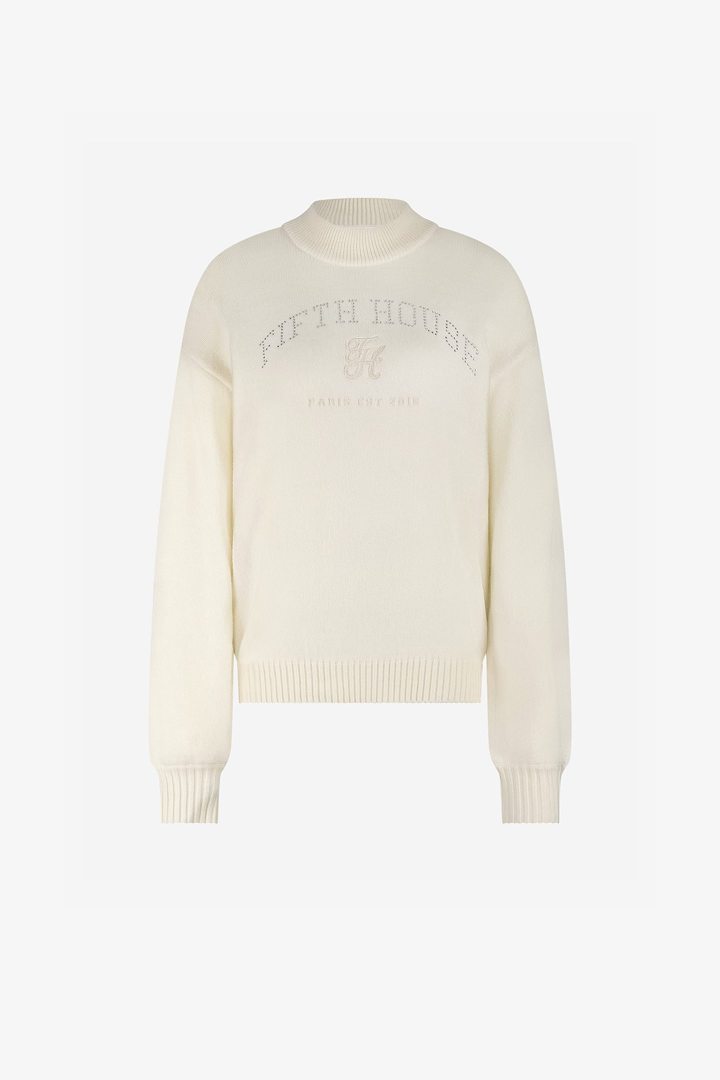 JILES STRASS SWEATER CREAM 1