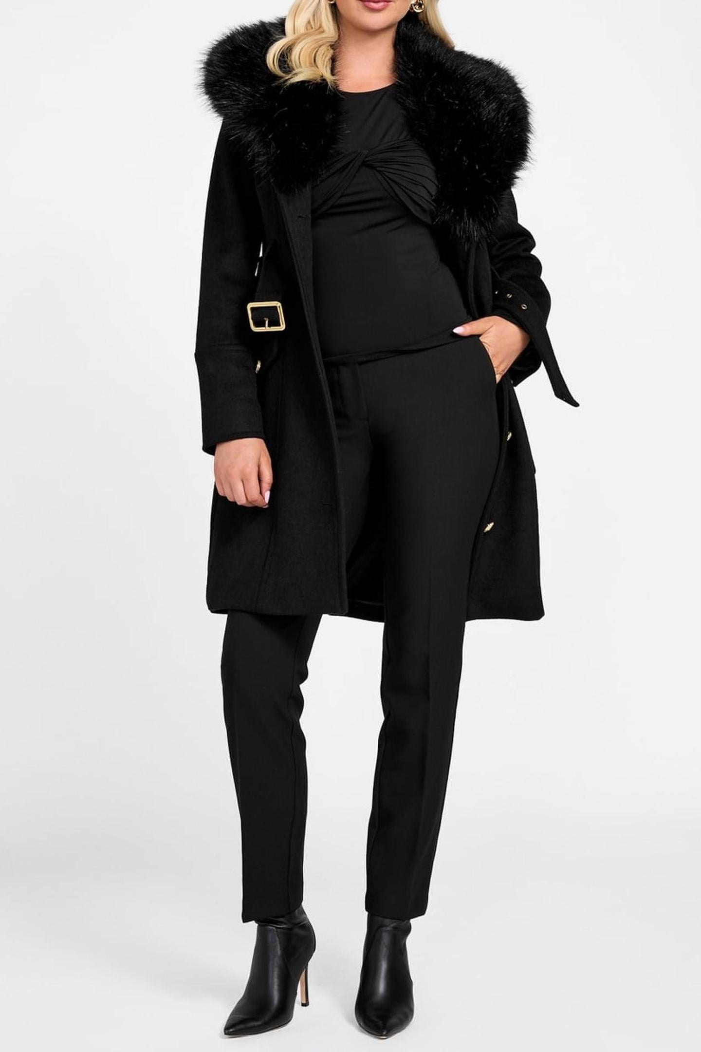 AMELIA CREW NECK SL JET BLACK A996 3