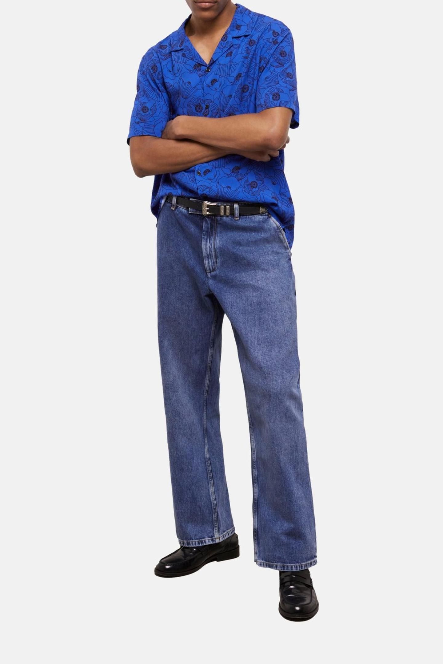 SHORT-SLEEVED SHIRT BLUE 2