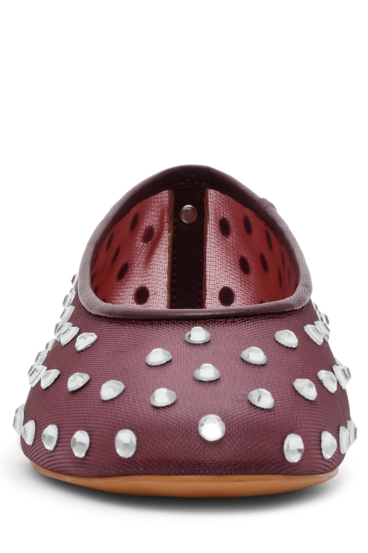 VIV FLAT SHOES DARK CHERRY LACQ 5