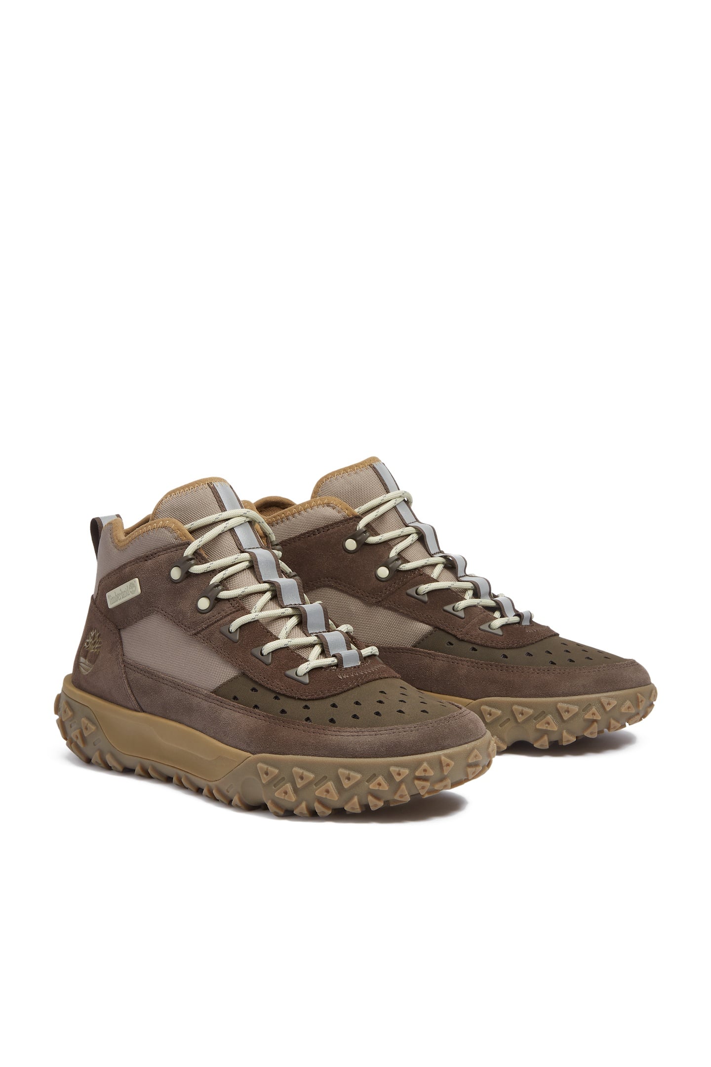 GREENSTRIDE MOTION 6 MID LACE UP SNEAKER DARK BROWN 4