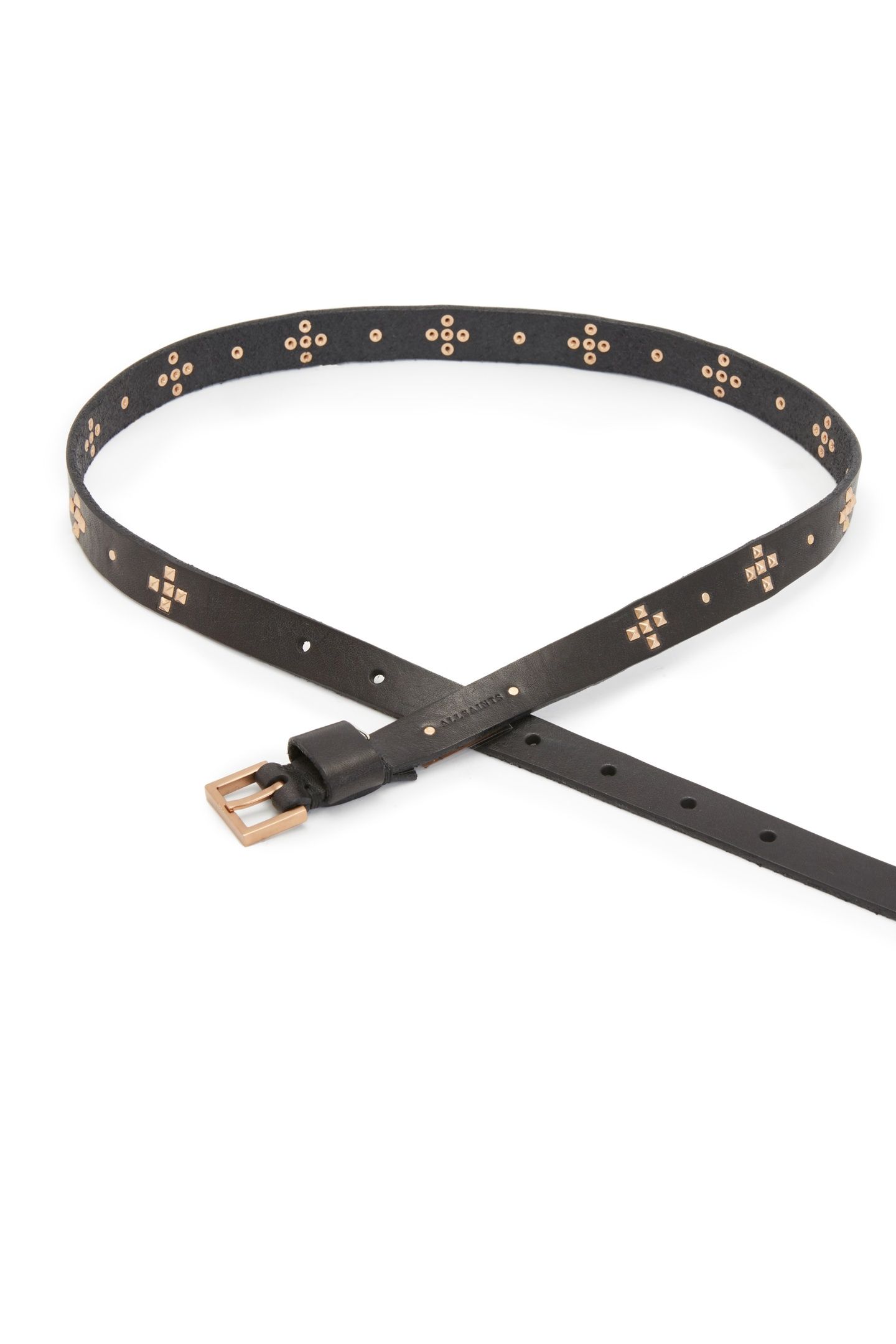 NOVA STUD SK BELT BLACK/WARM BRASS 4