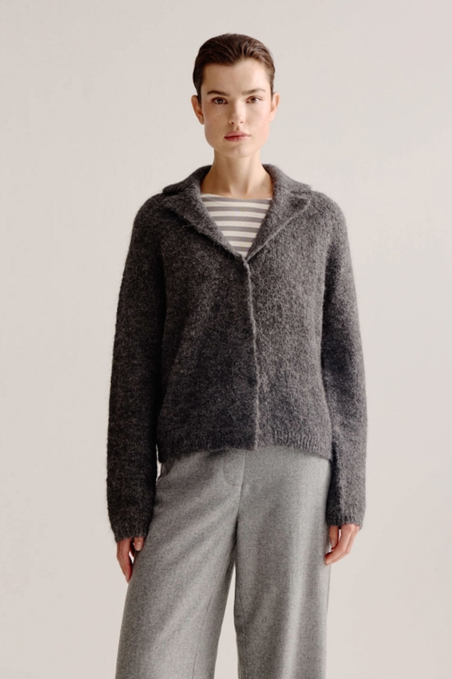 LODEWIJK CARDIGAN ANTHRACITE 2