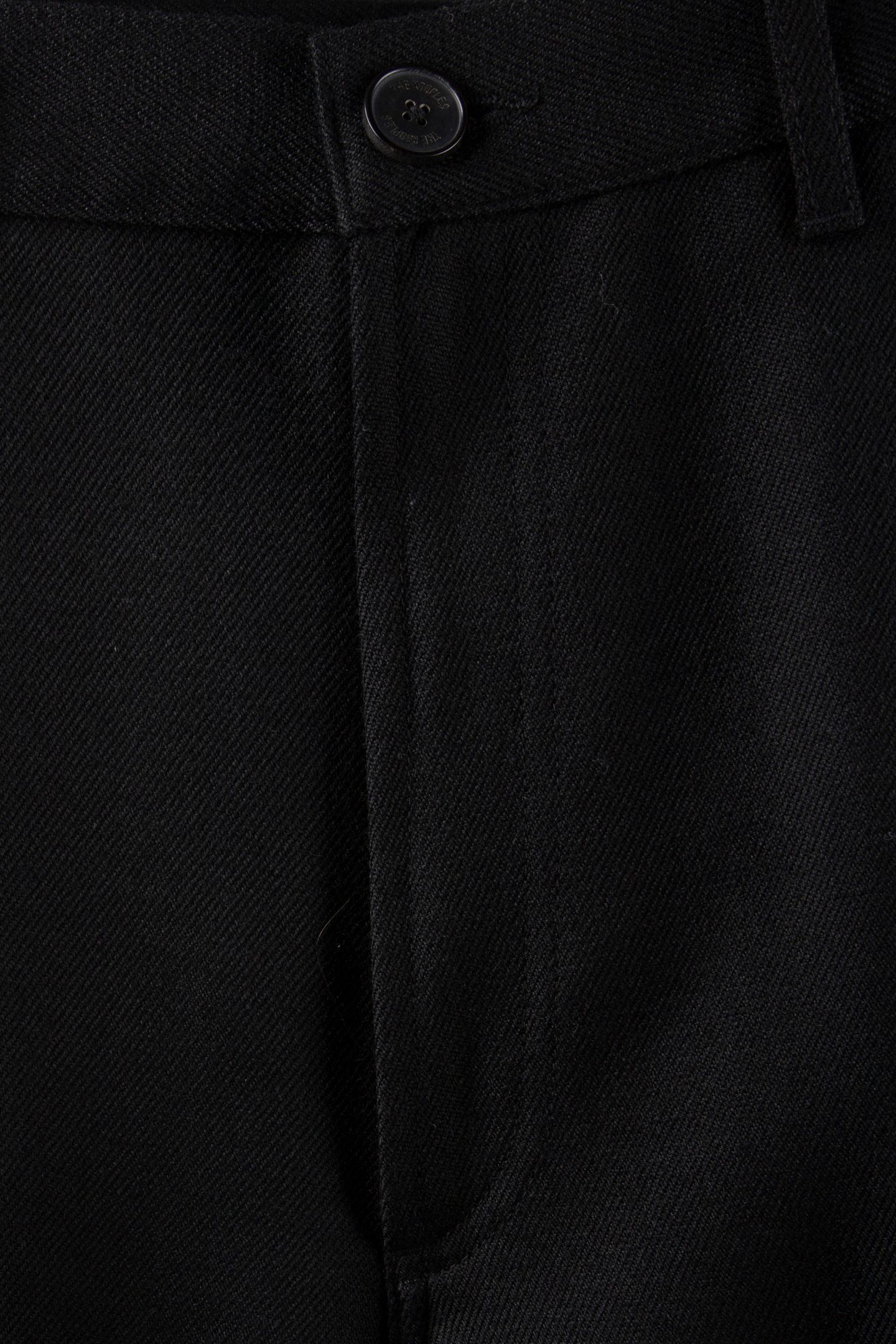 WIDE-LEG-UP TROUSERS WITH TURN-UPS BLACK 4