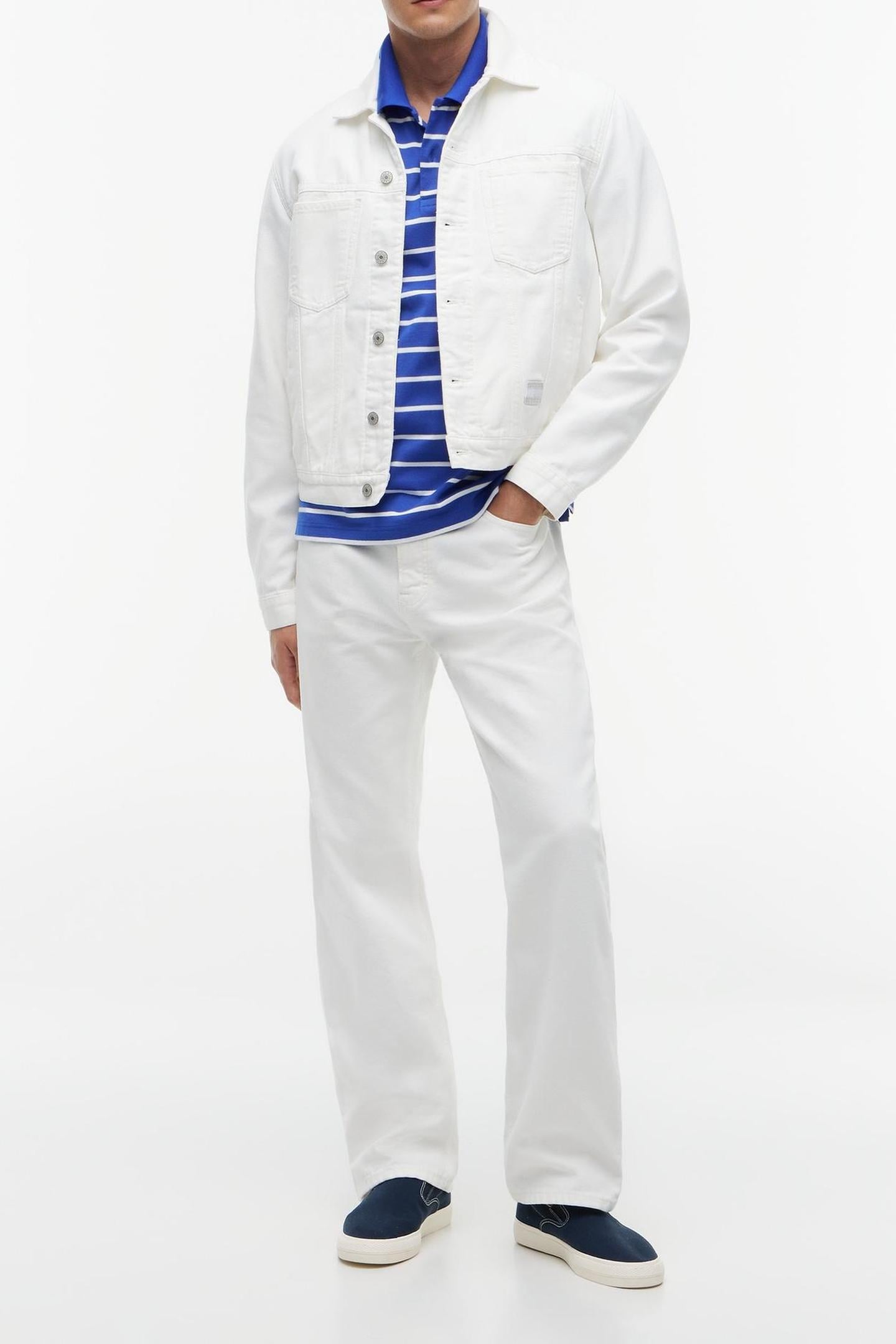 REGULAR STRIPE POLO FIZZY BLUE 5