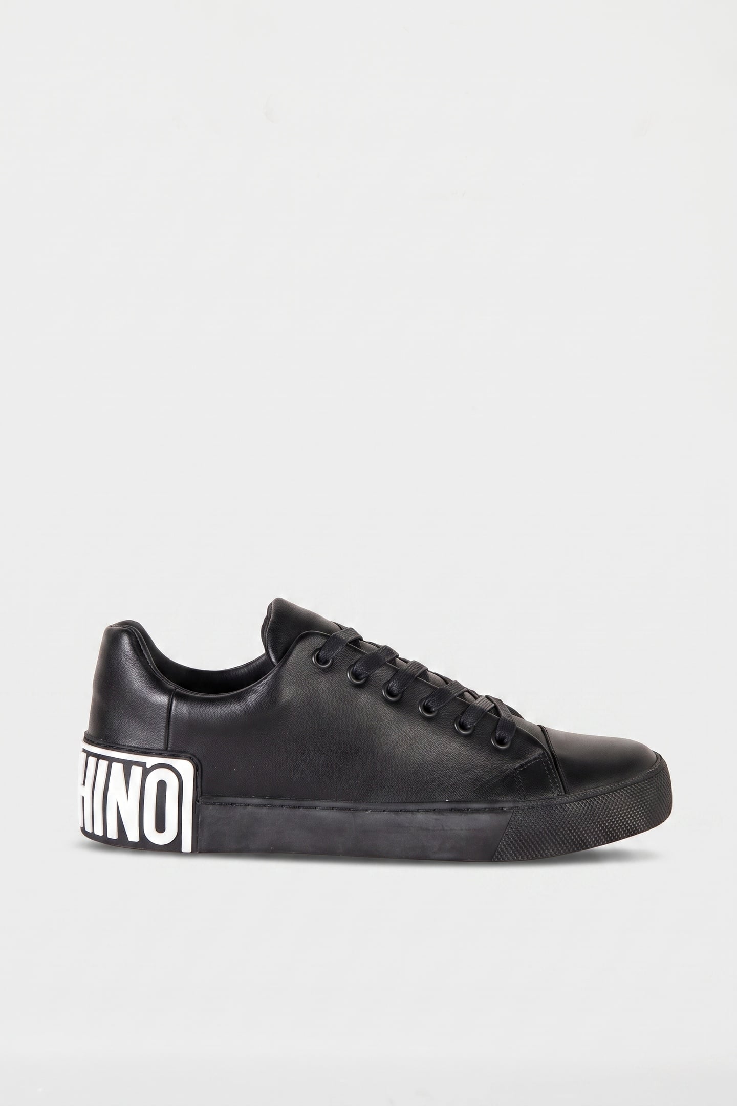 CALFSKIN SNEAKERS BLACK 1