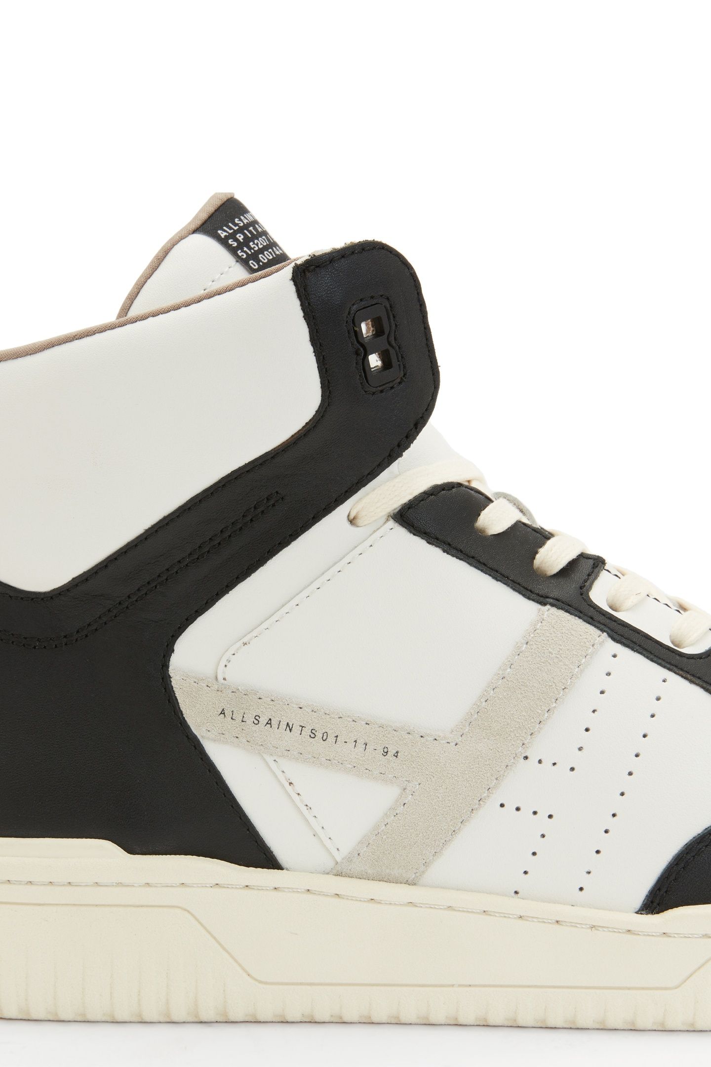 PRO SUEDE HIGH TOP BLACK/WHITE 5