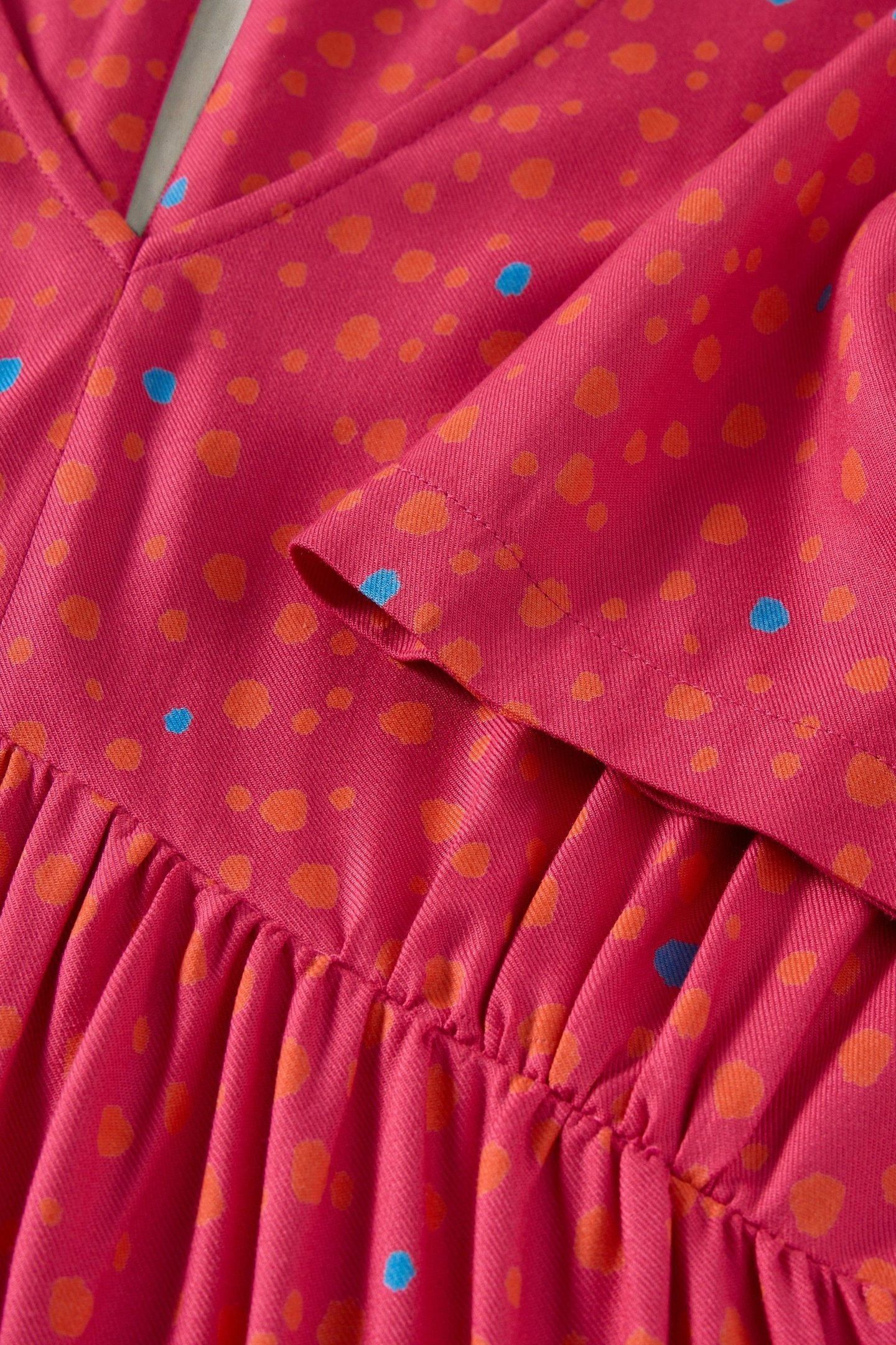 LUCY MIDI DRESS PINK MULTI 8